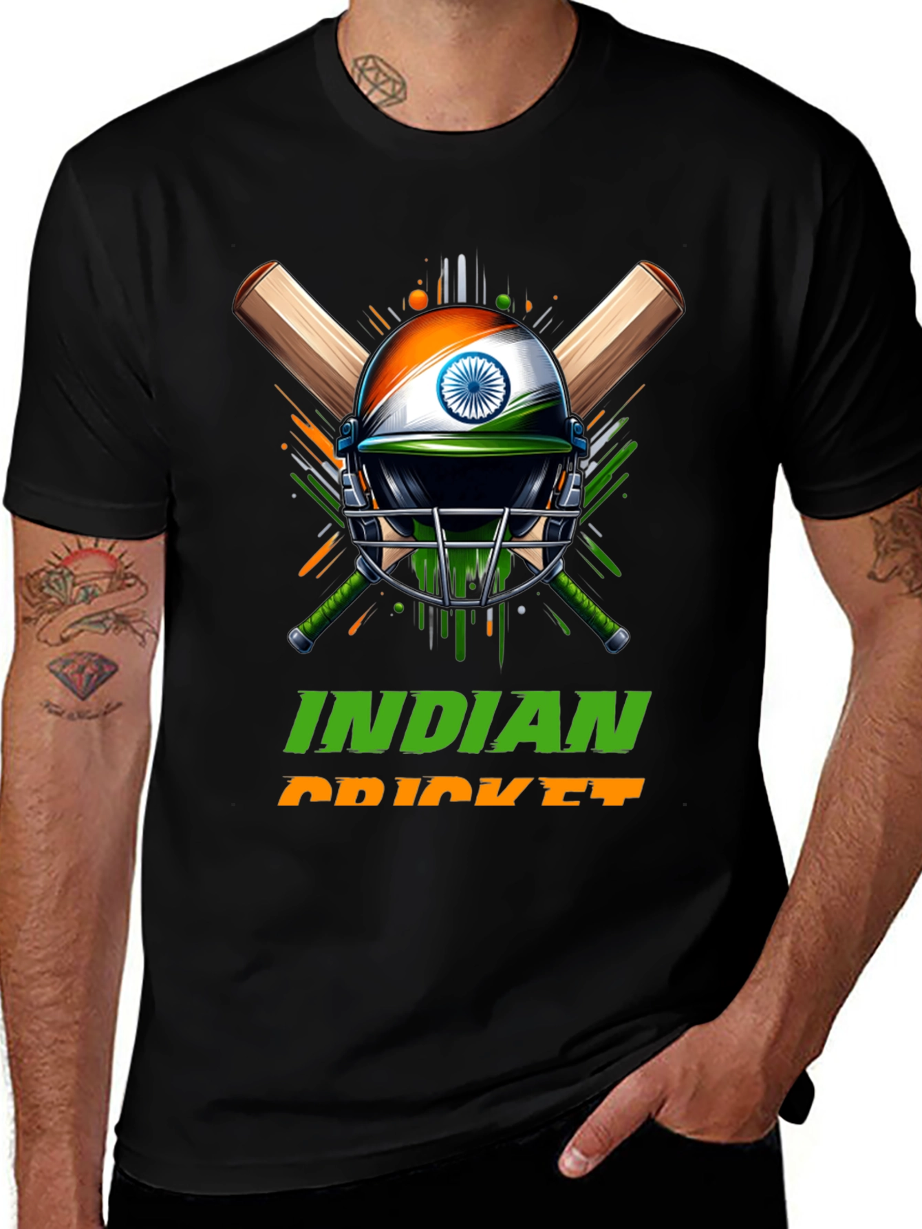Indian Cricket Fan T-Shirt: Team India Pride