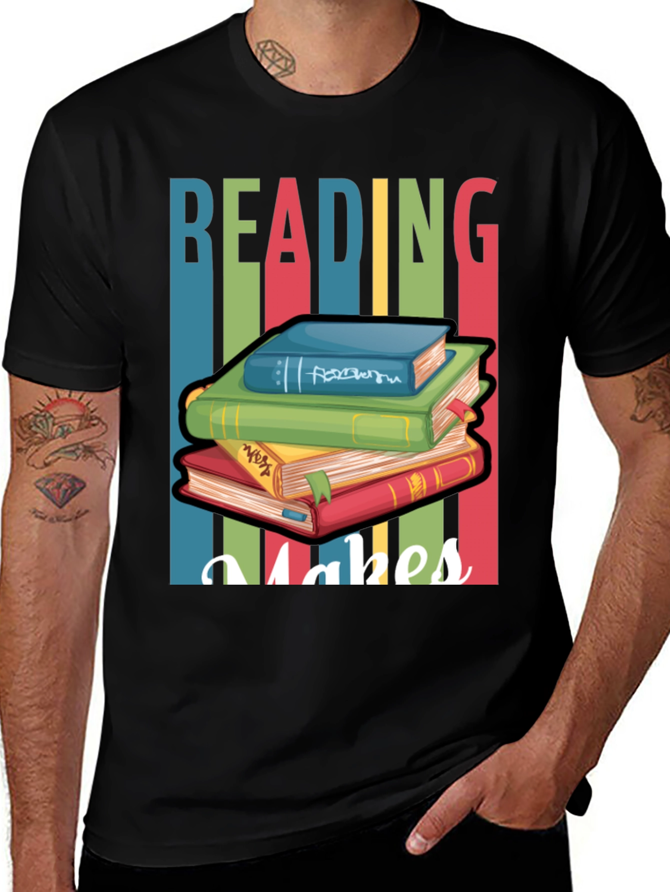 Variant 8 of Reading Makes Life Better T-Shirt