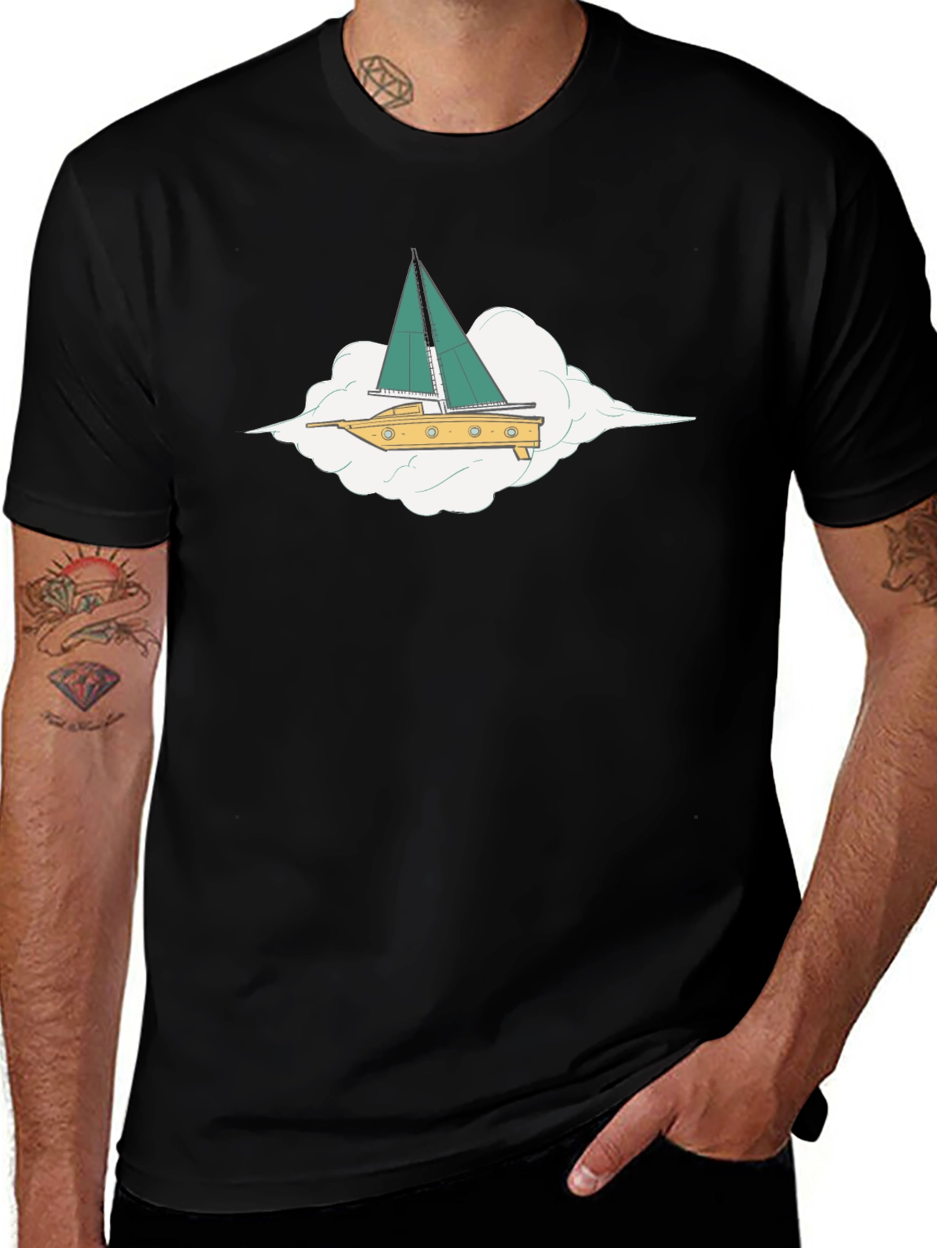 Variant 8 of Dream Boat Graphic T-Shirt