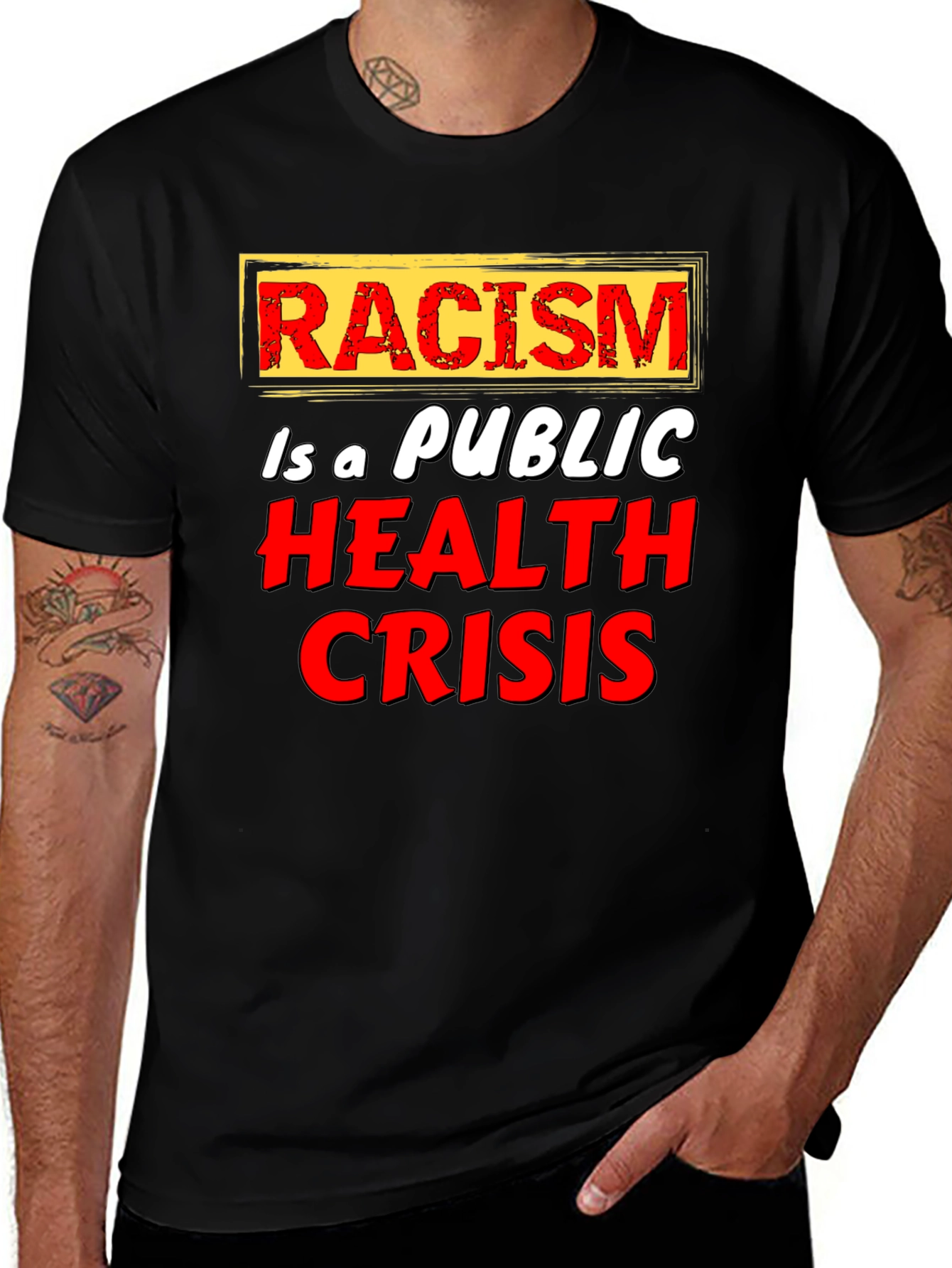 Variant 16 of Racism is a Public Health Crisis T-Shirt