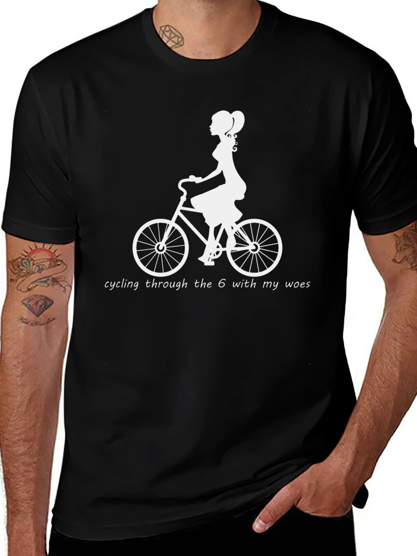 Variant 7 of Cycling Through the 6 T-Shirt