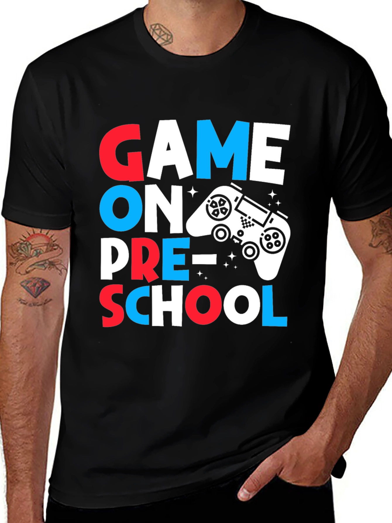 Variant 8 of Game On Preschool T-Shirt