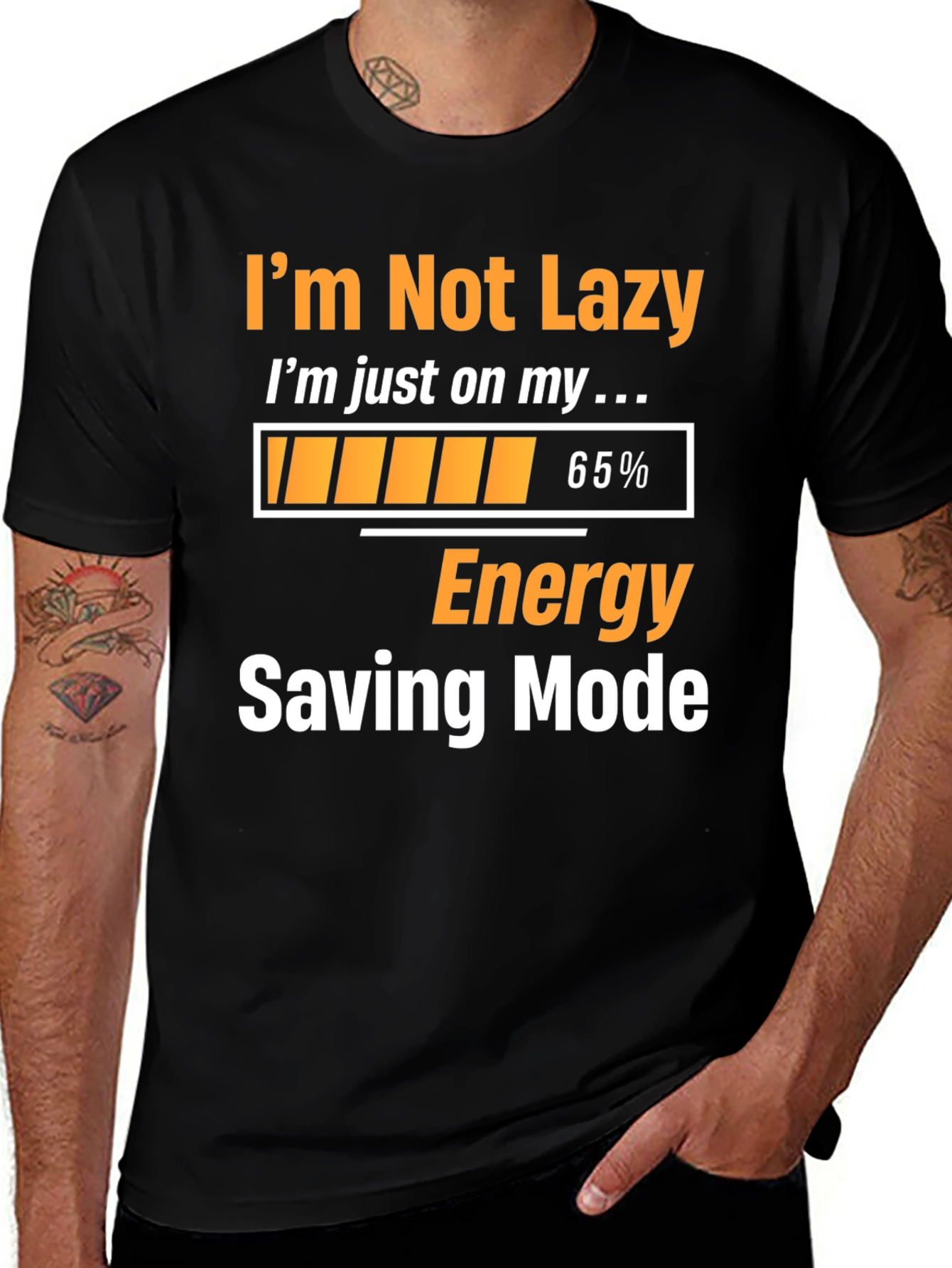 Variant 9 of Funny Lazy Mode T-Shirt
