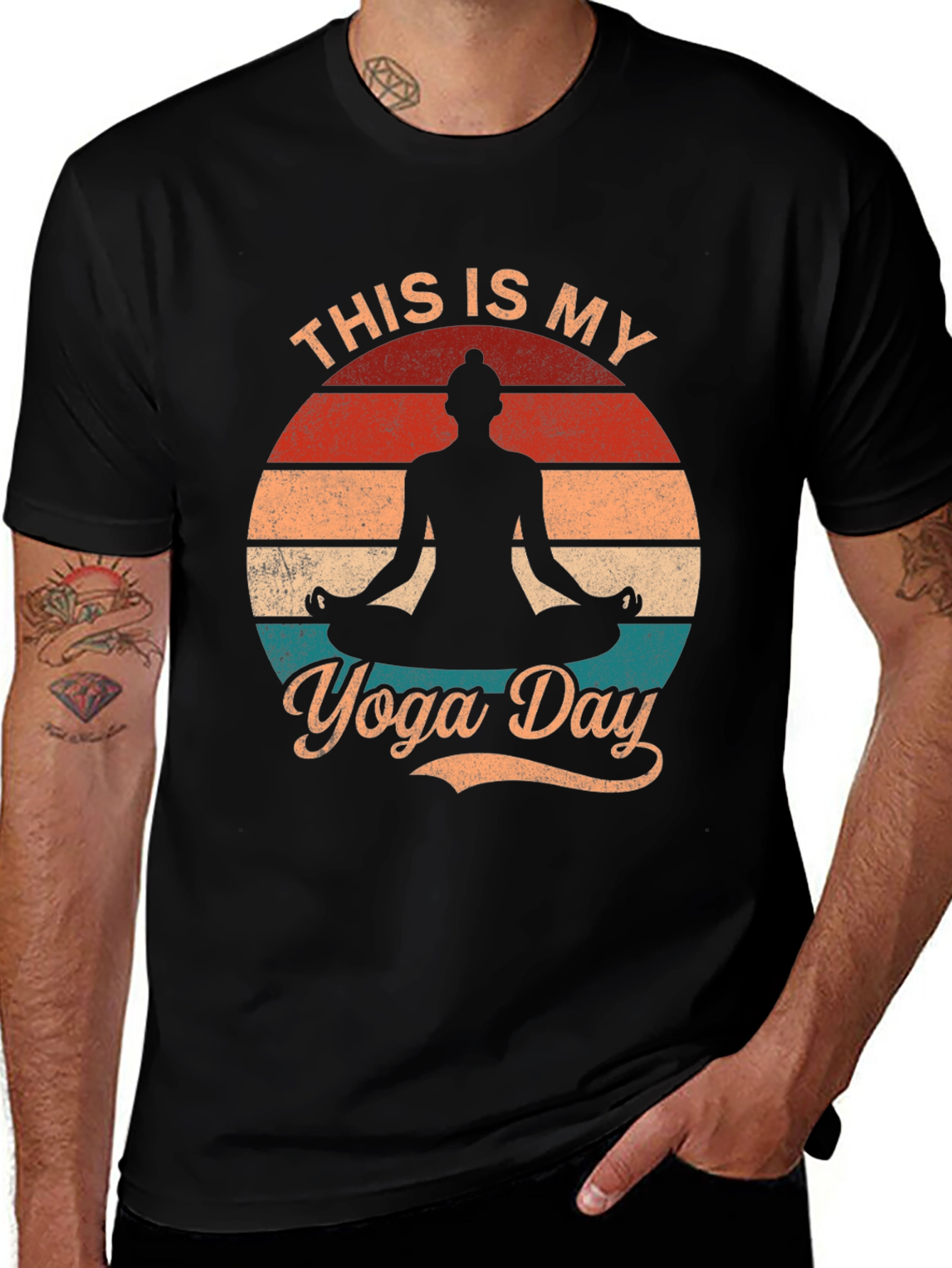 Variant 24 of This Is My Yoga Day T-Shirt - Relaxed Fit