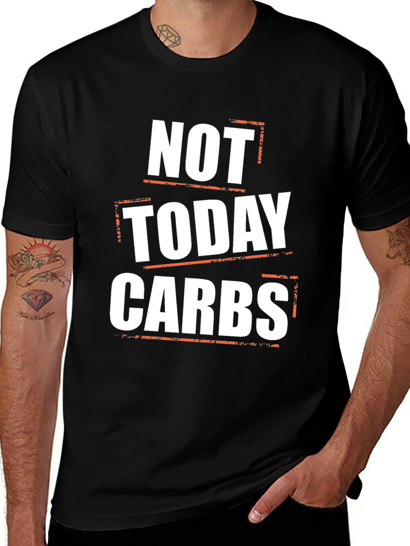 Variant 13 of Not Today Carbs Graphic T-Shirt