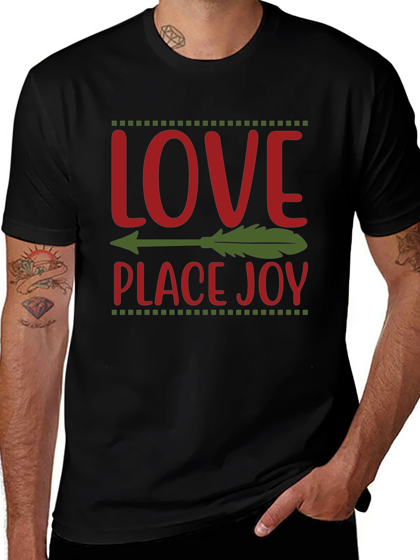 Variant 27 of Love Place Joy Arrow Graphic T-Shirt
