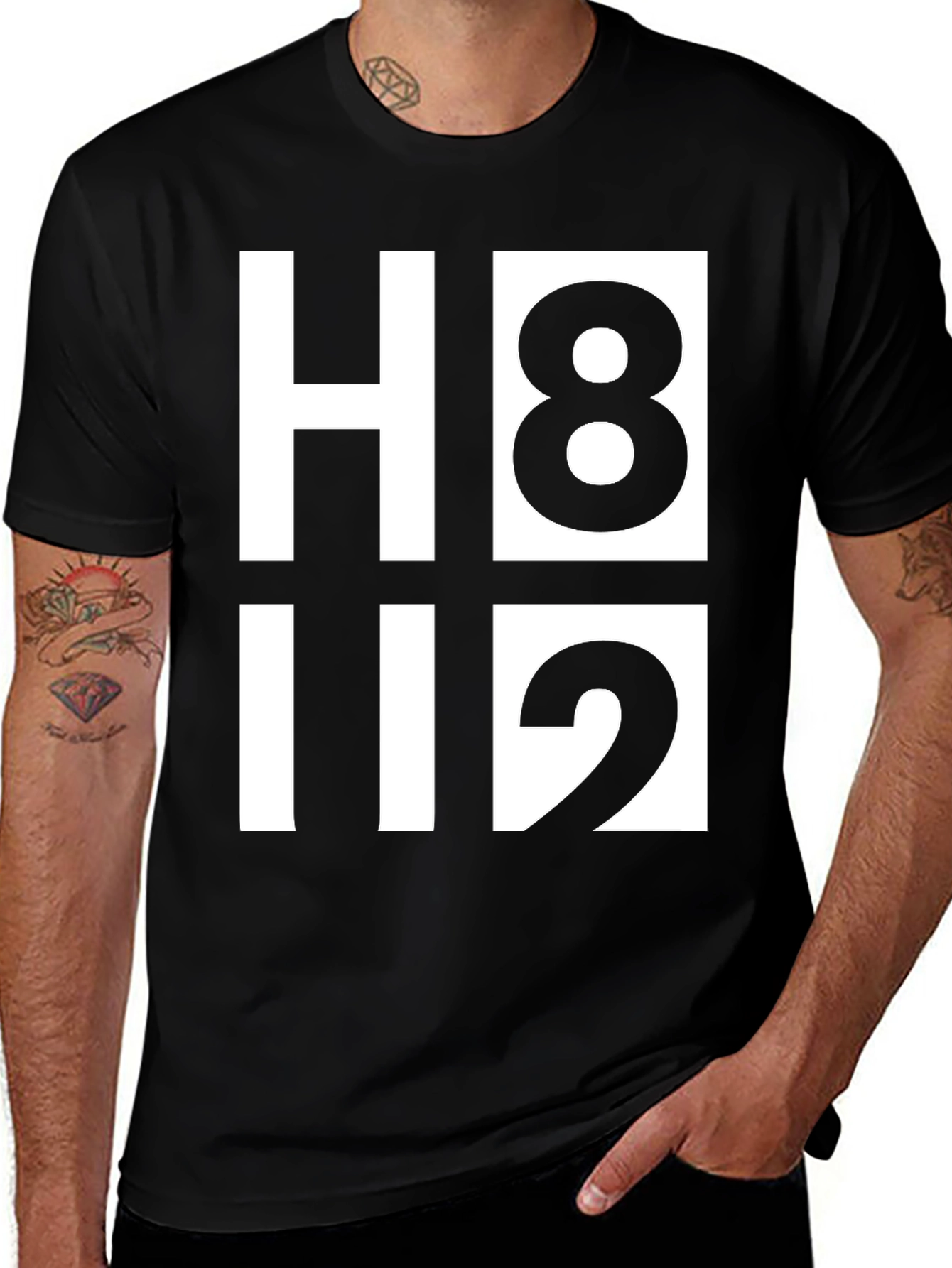 Variant 13 of H8 112 Graphic Tee - Bold Statement Shirt