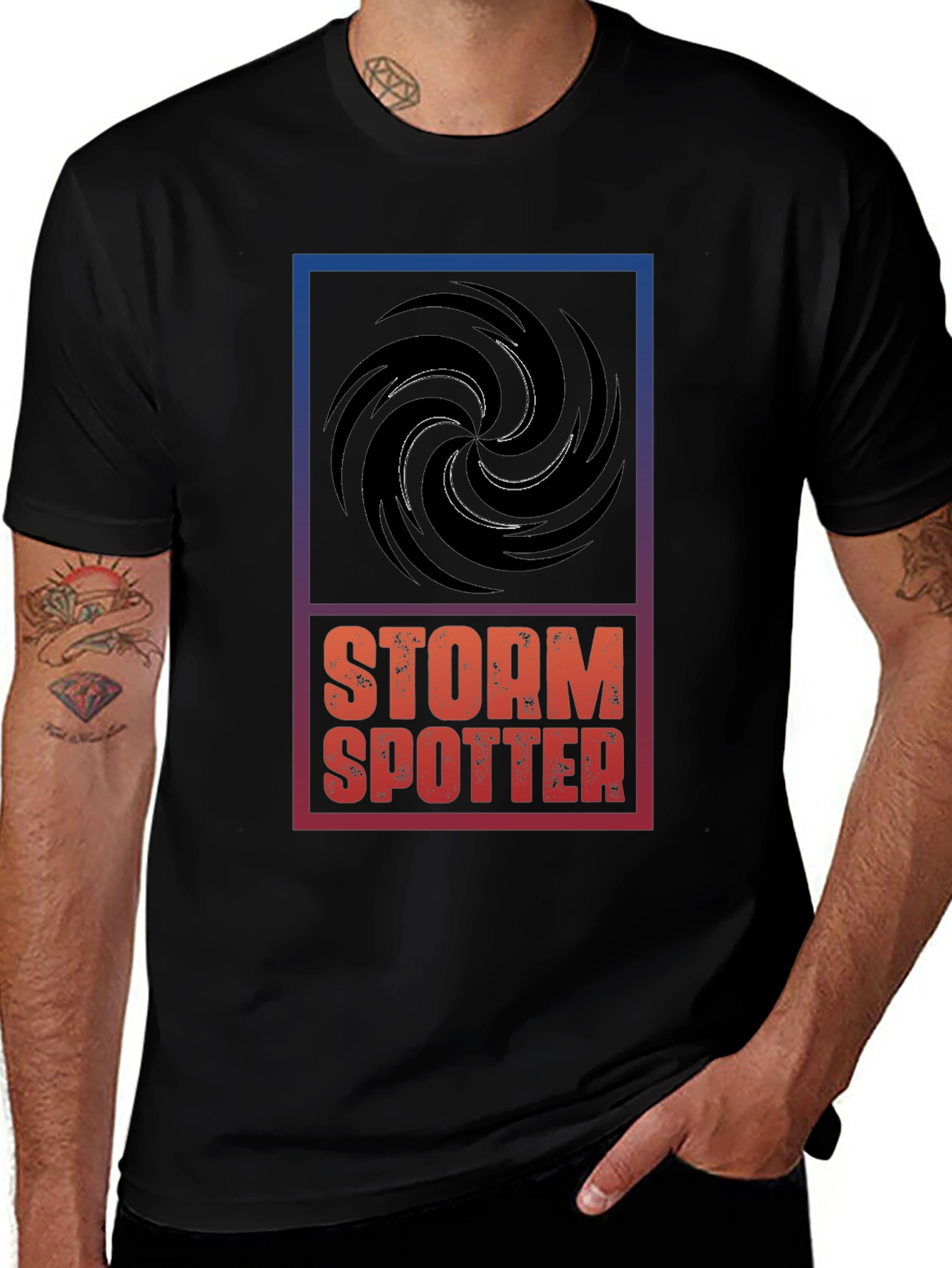 Variant 23 of Storm Spotter Graphic Tee - Weather Enthusiast T-Shirt
