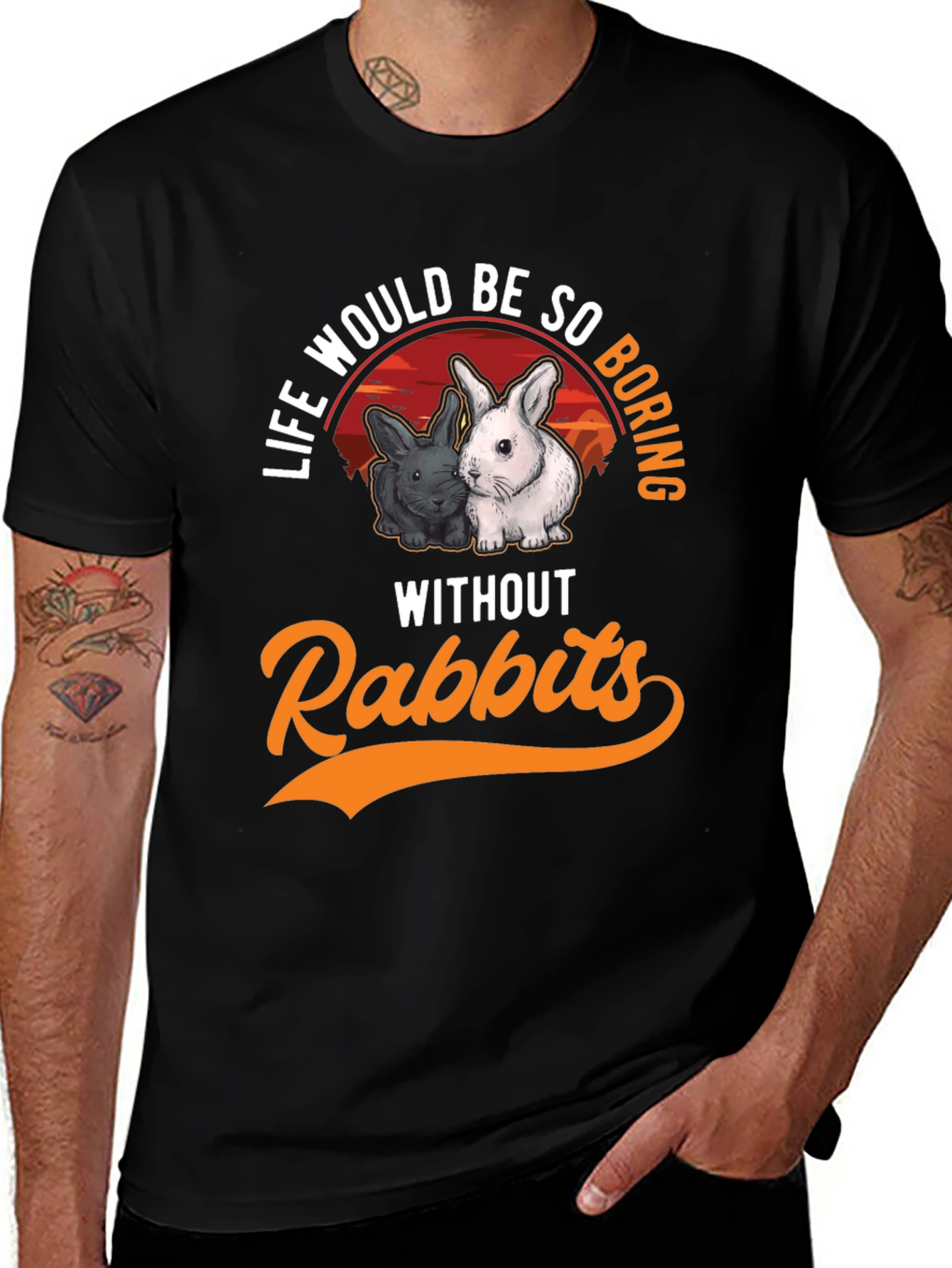 Variant 9 of Life Would Be So Boring Without Rabbits T-Shirt