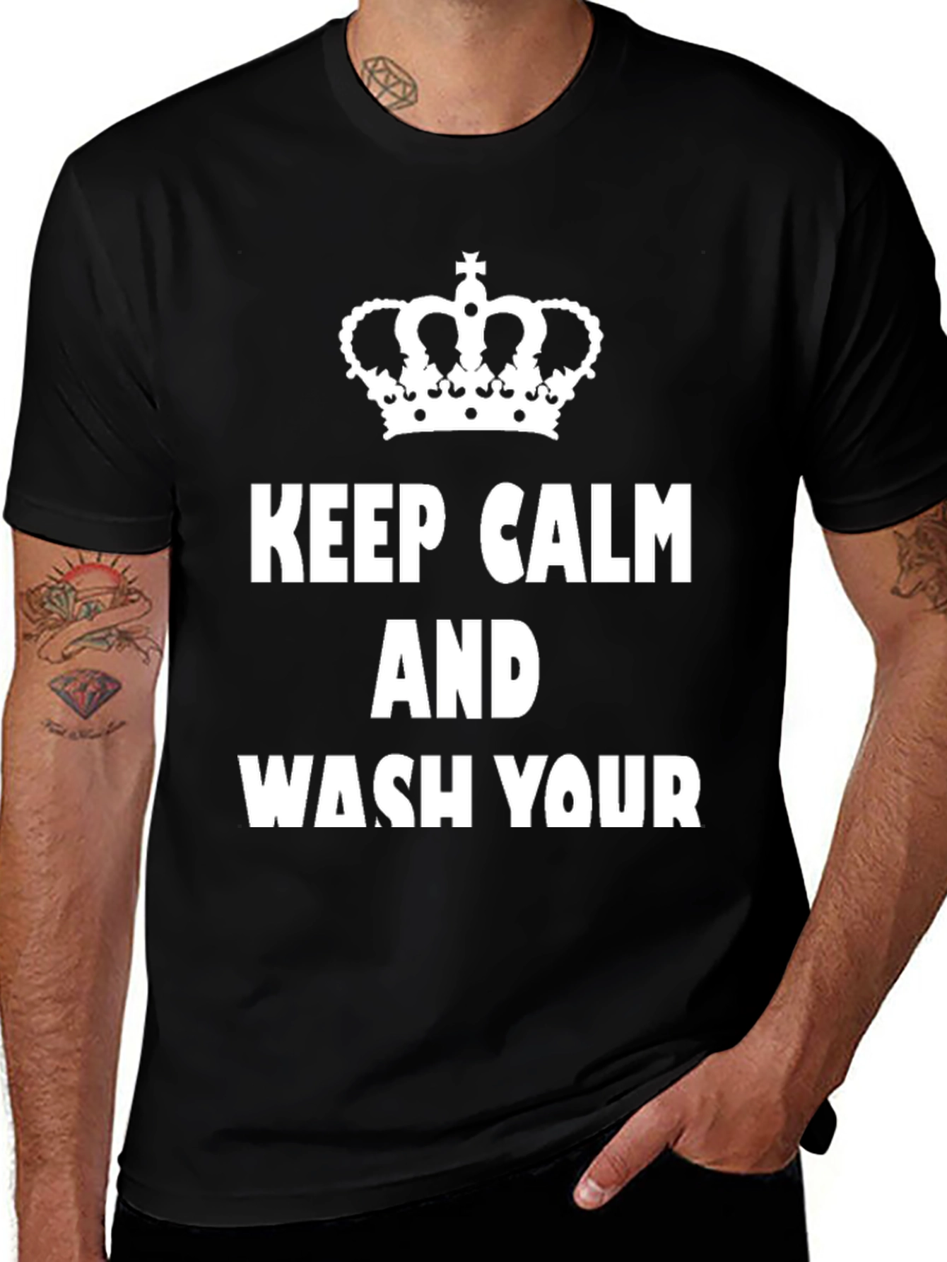 Variant 27 of Keep Calm & Wash Your T-Shirt