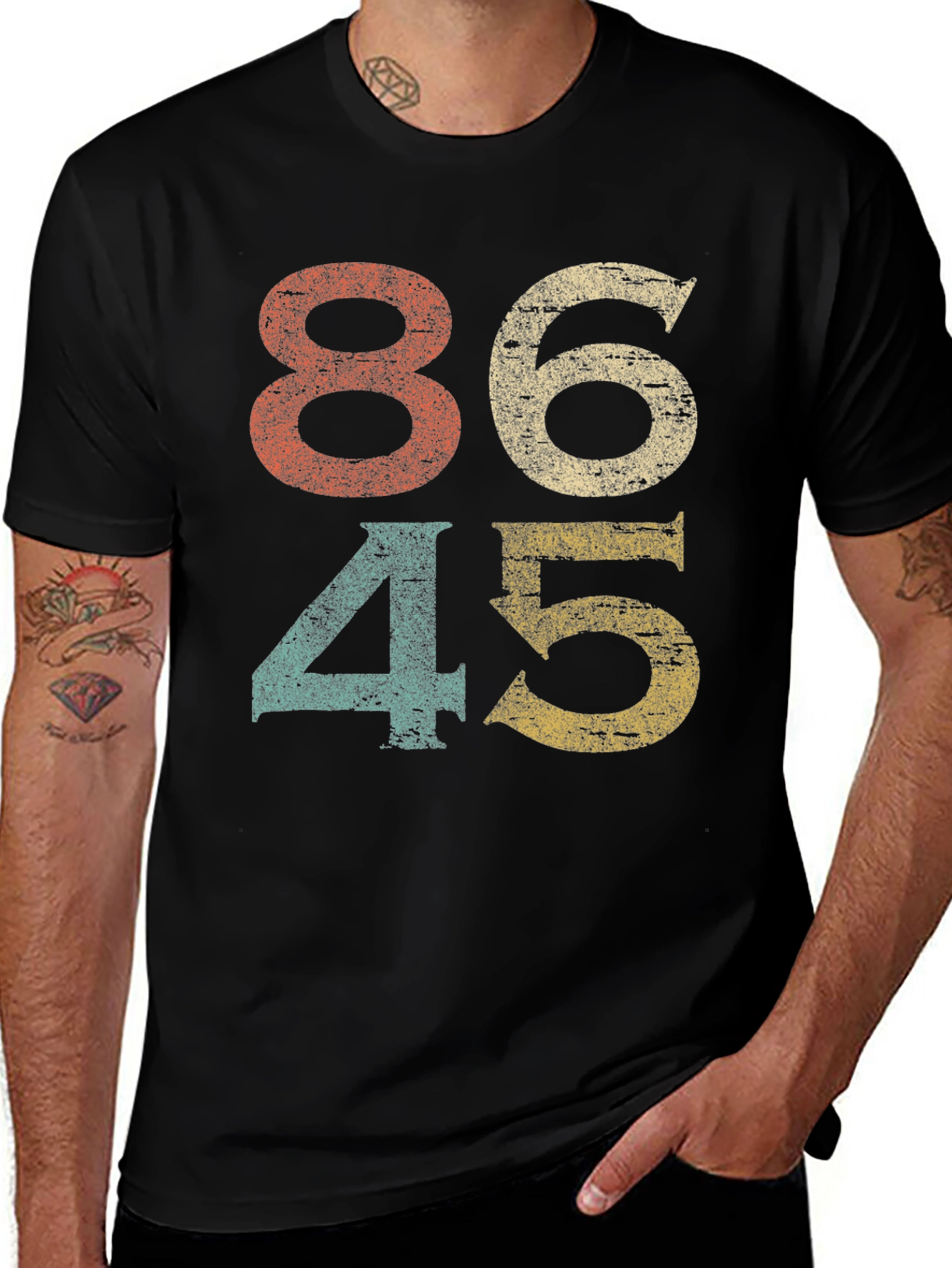 8645 Graphic Tee - Anti-Trump Shirt
