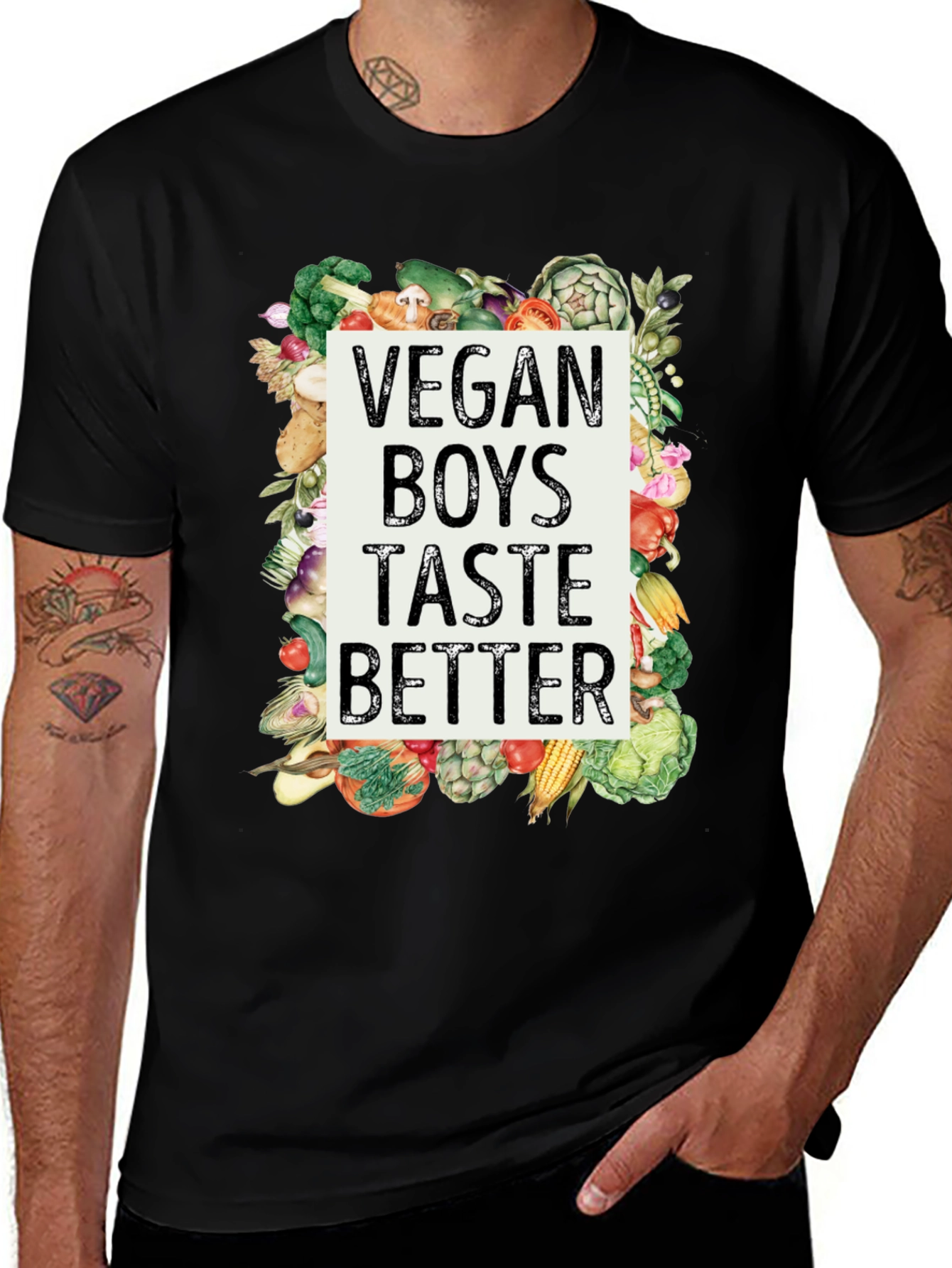 Variant 18 of Vegan Boys Taste Better T-Shirt