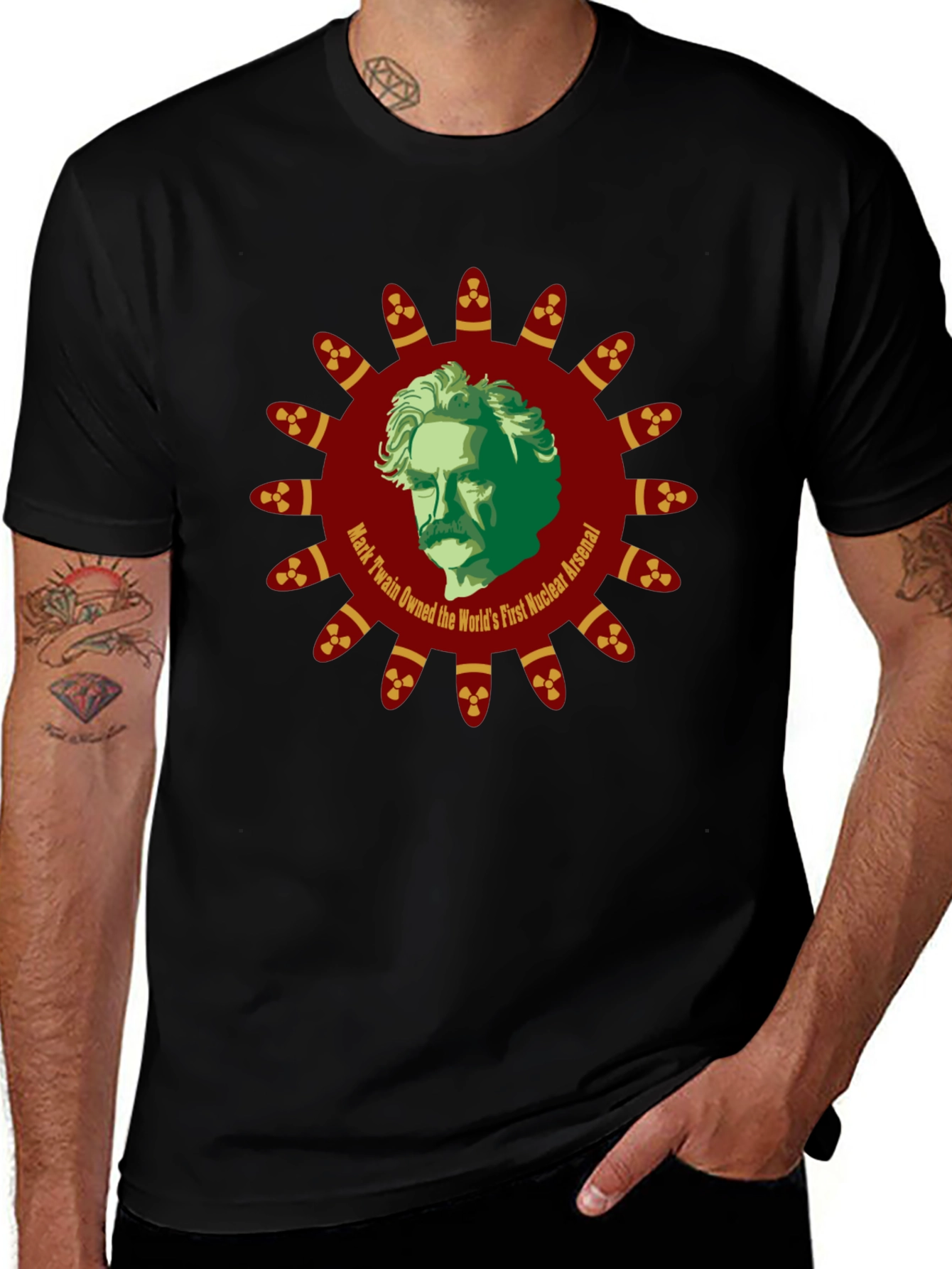 Variant 22 of Mark Twain Nuclear Arsenal Graphic T-Shirt