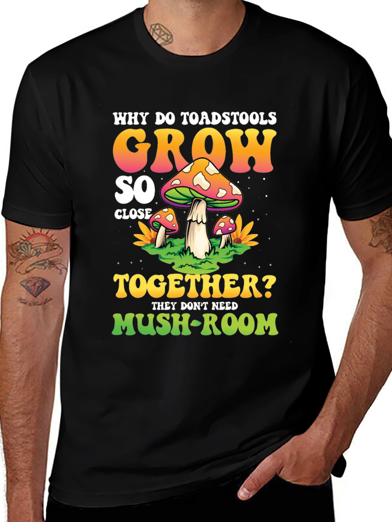 Variant 8 of Mushroom Puns Graphic Tee
