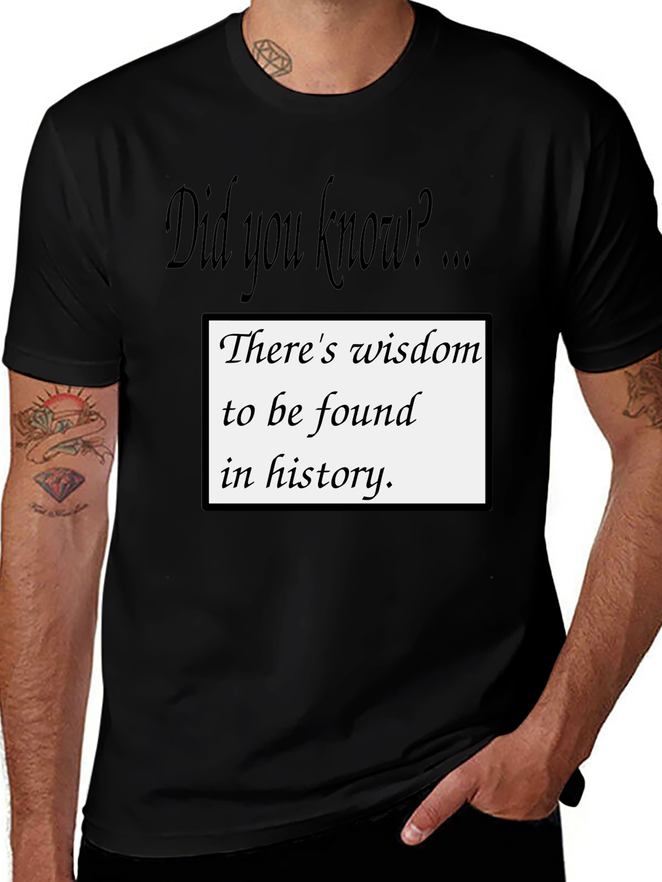 Variant 23 of Wisdom in History T-Shirt - Did You Know?