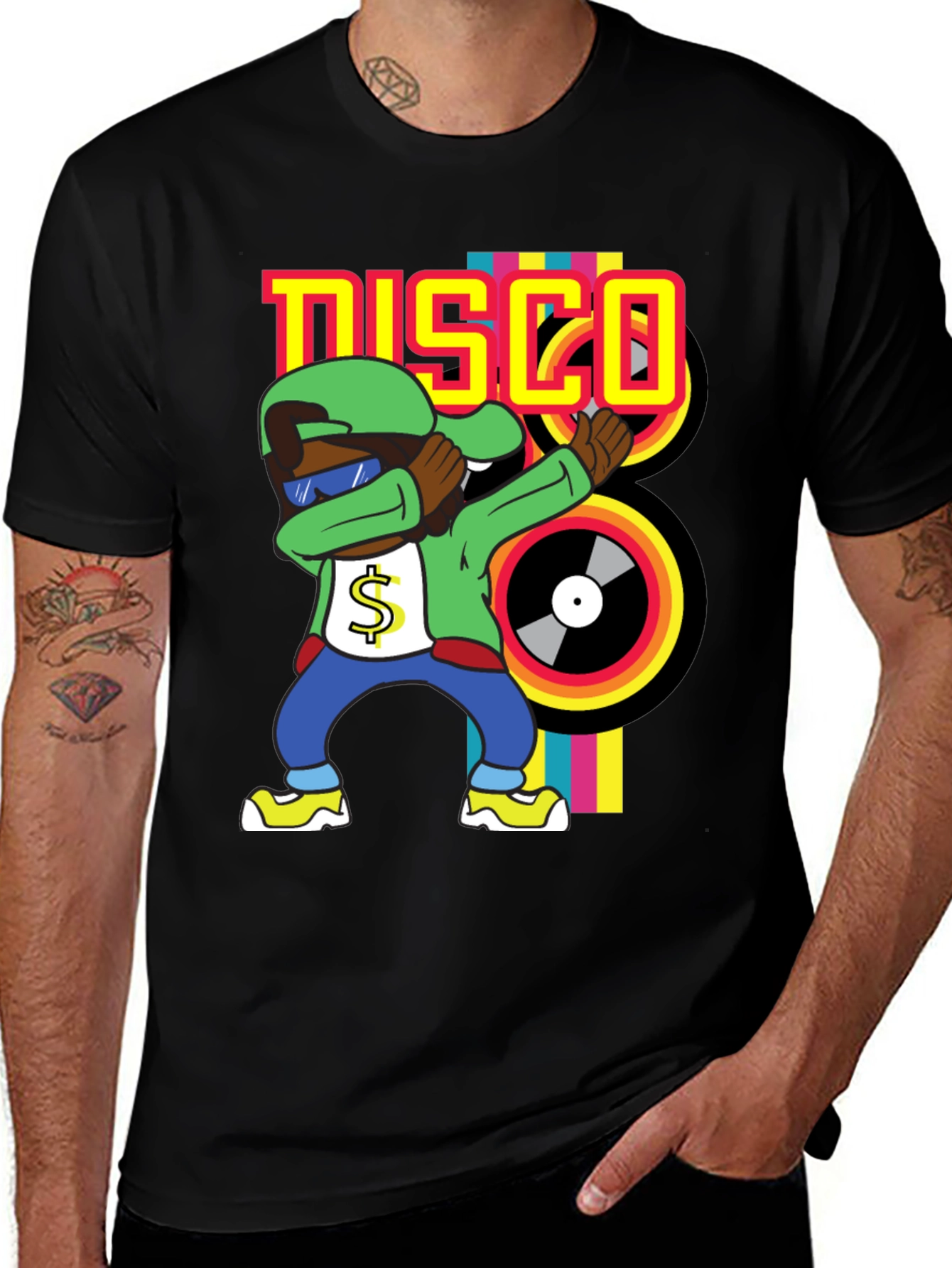 Variant 16 of Disco 80s Dab T-Shirt