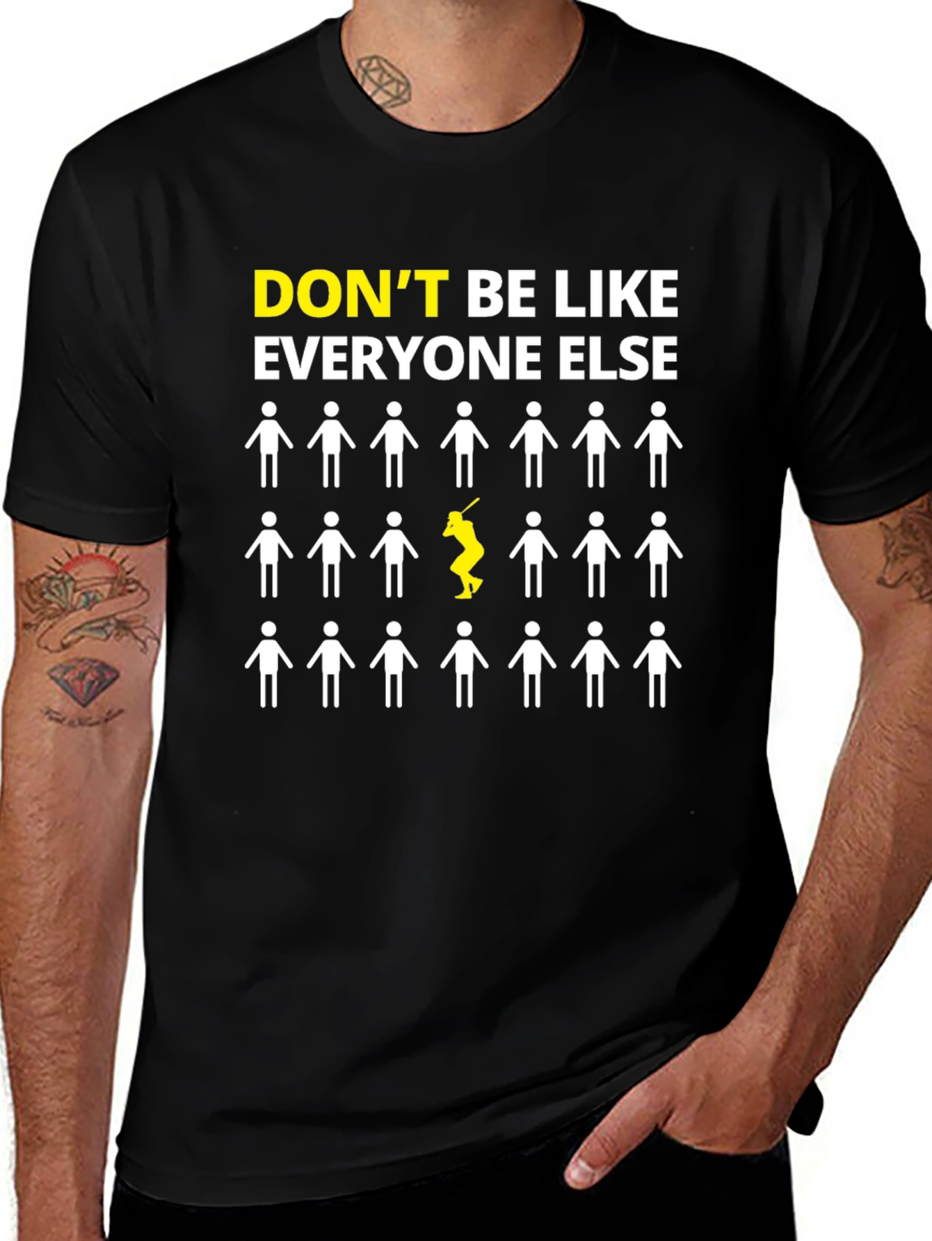 Variant 3 of Don't Be Like Everyone Else Graphic T-Shirt