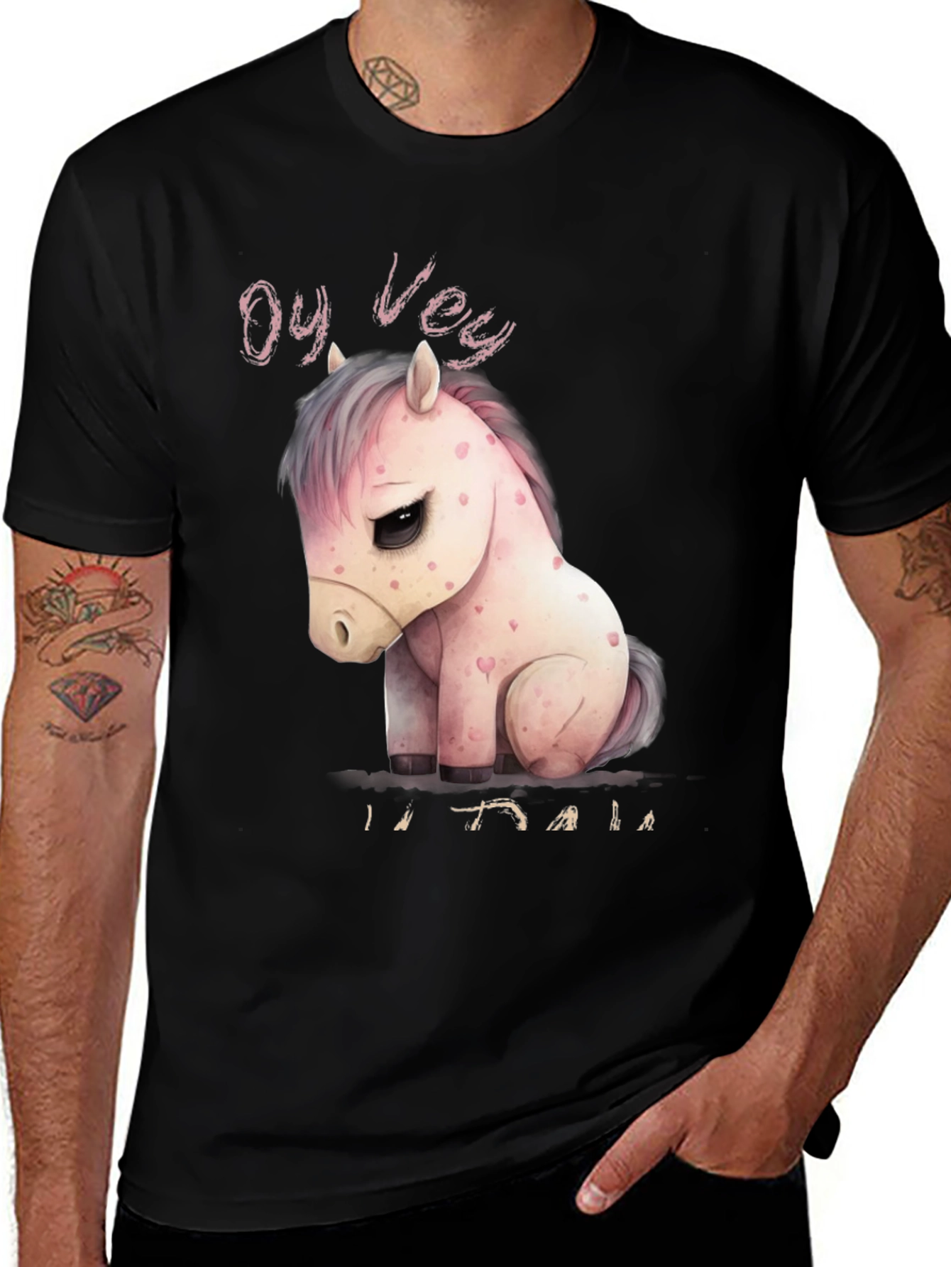 Variant 27 of Oy Vey Little Pony Graphic Tee
