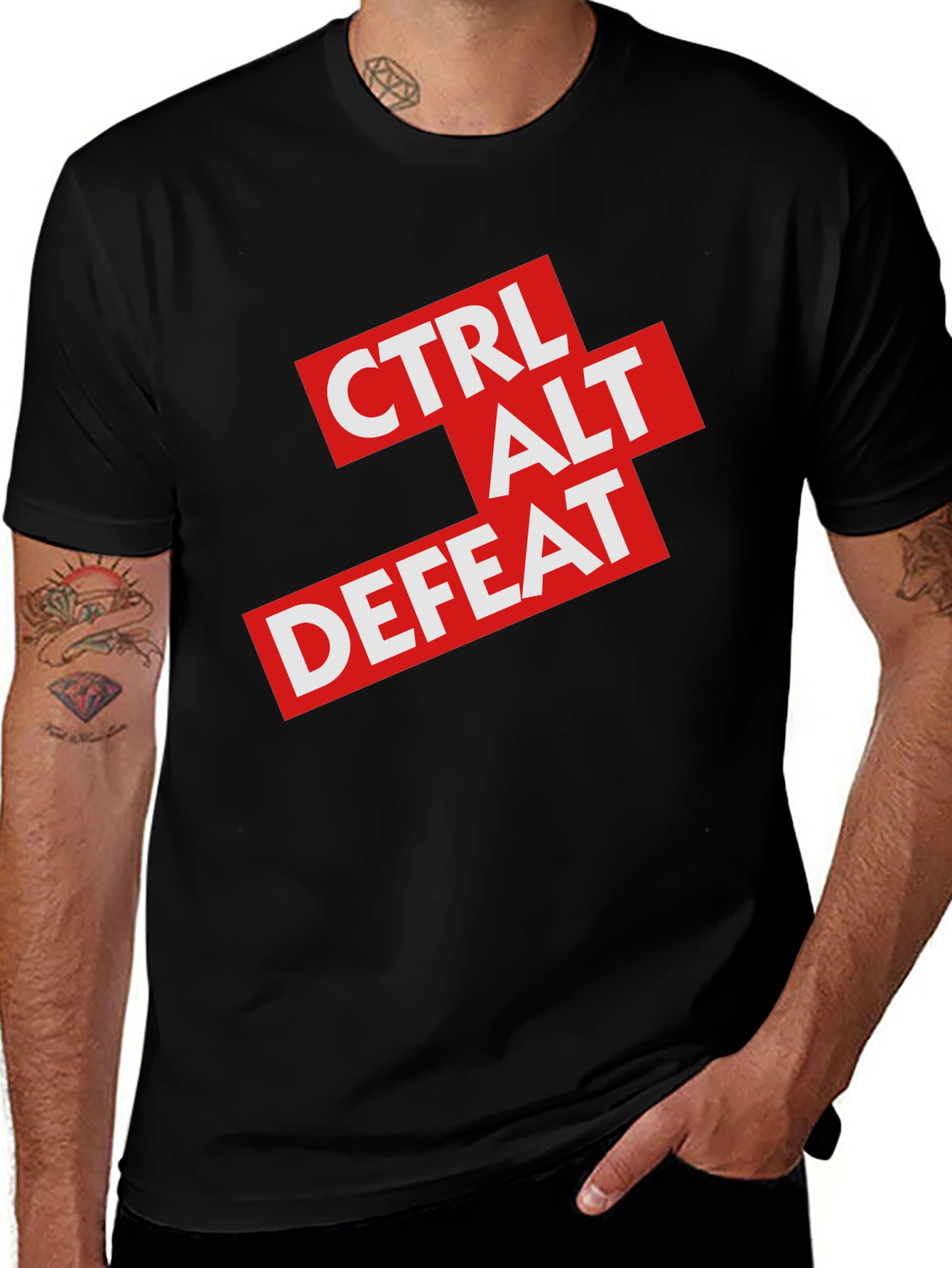 Variant 27 of CTRL ALT DEFEAT Graphic Tee - Gamer Humor T-Shirt