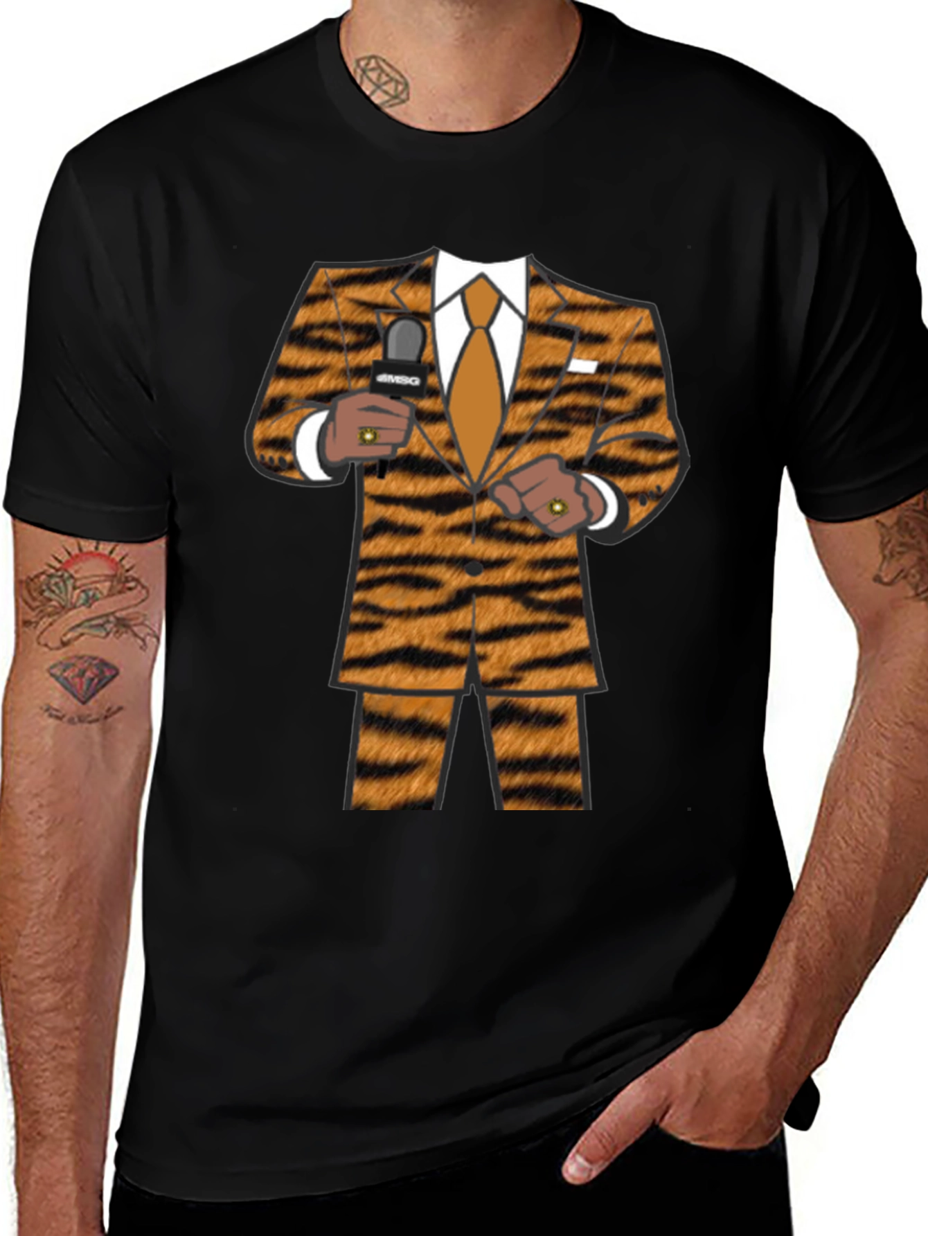 Variant 17 of Tiger Suit T-Shirt - Funny Novelty Costume Tee