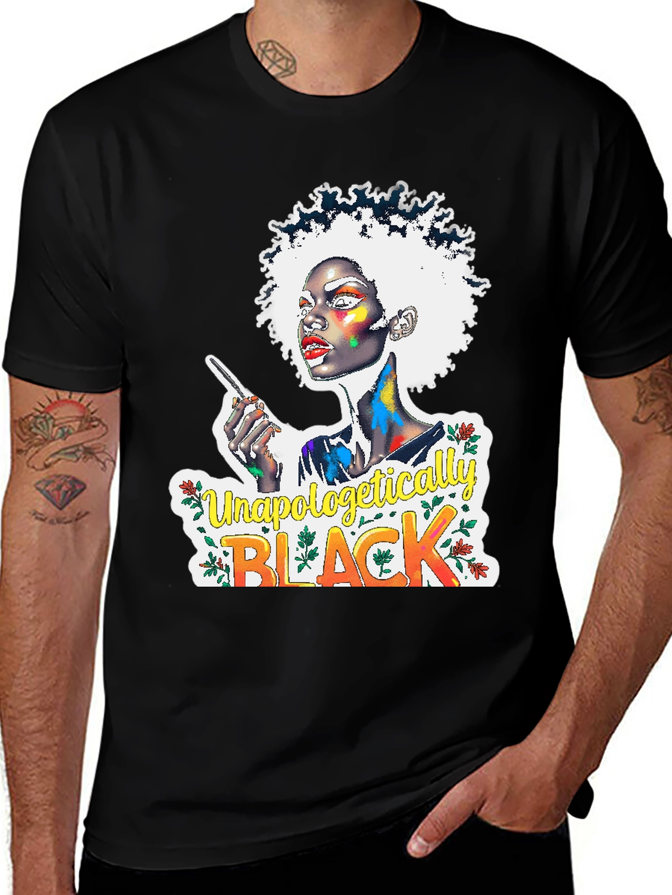 Variant 2 of Unapologetically Black Graphic Tee