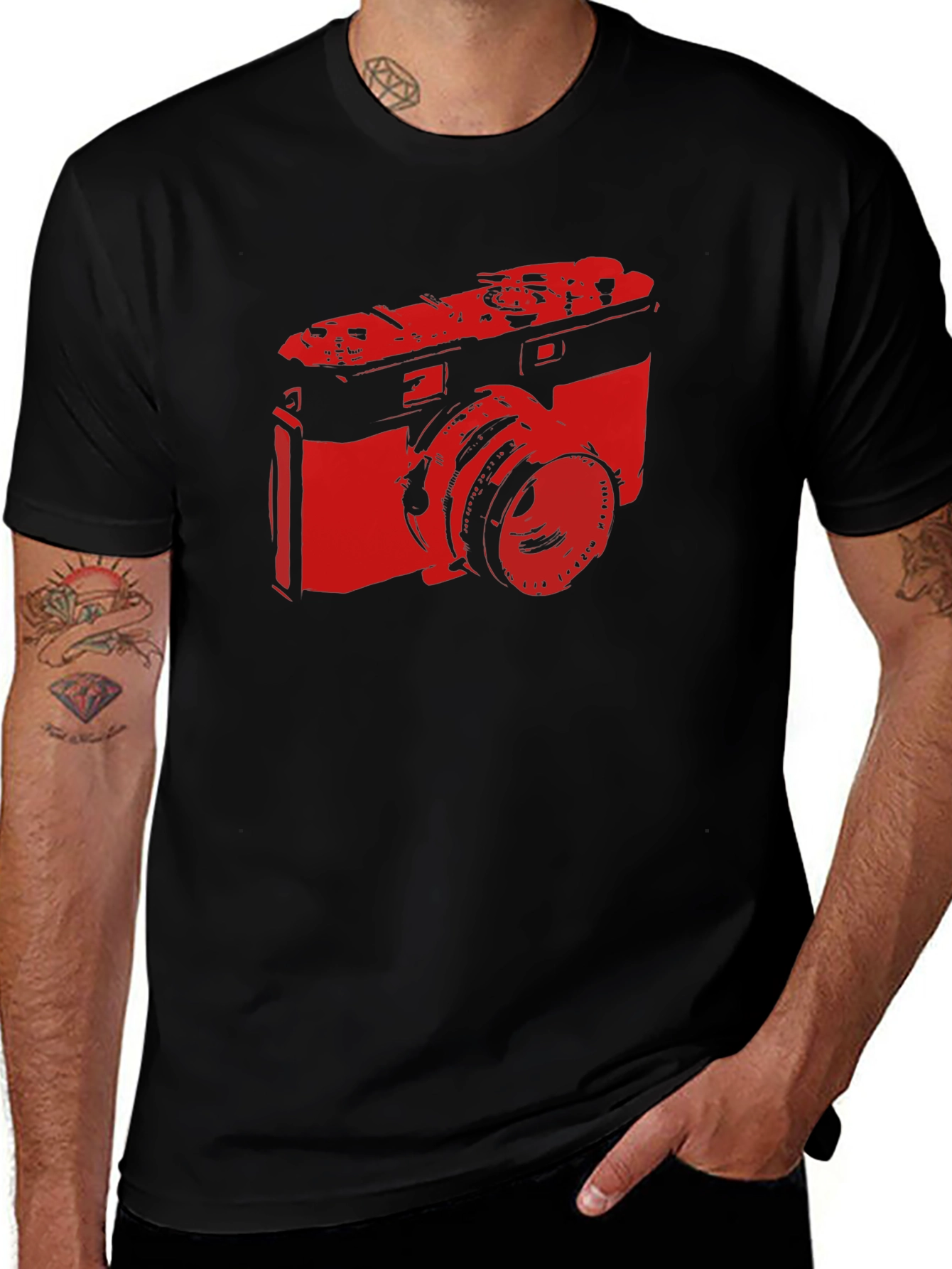 Variant 26 of Retro Camera Graphic T-Shirt - Vintage Style