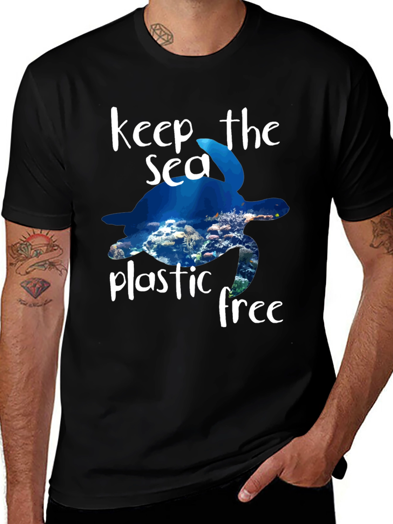 Keep The Sea Plastic Free Graphic Tee