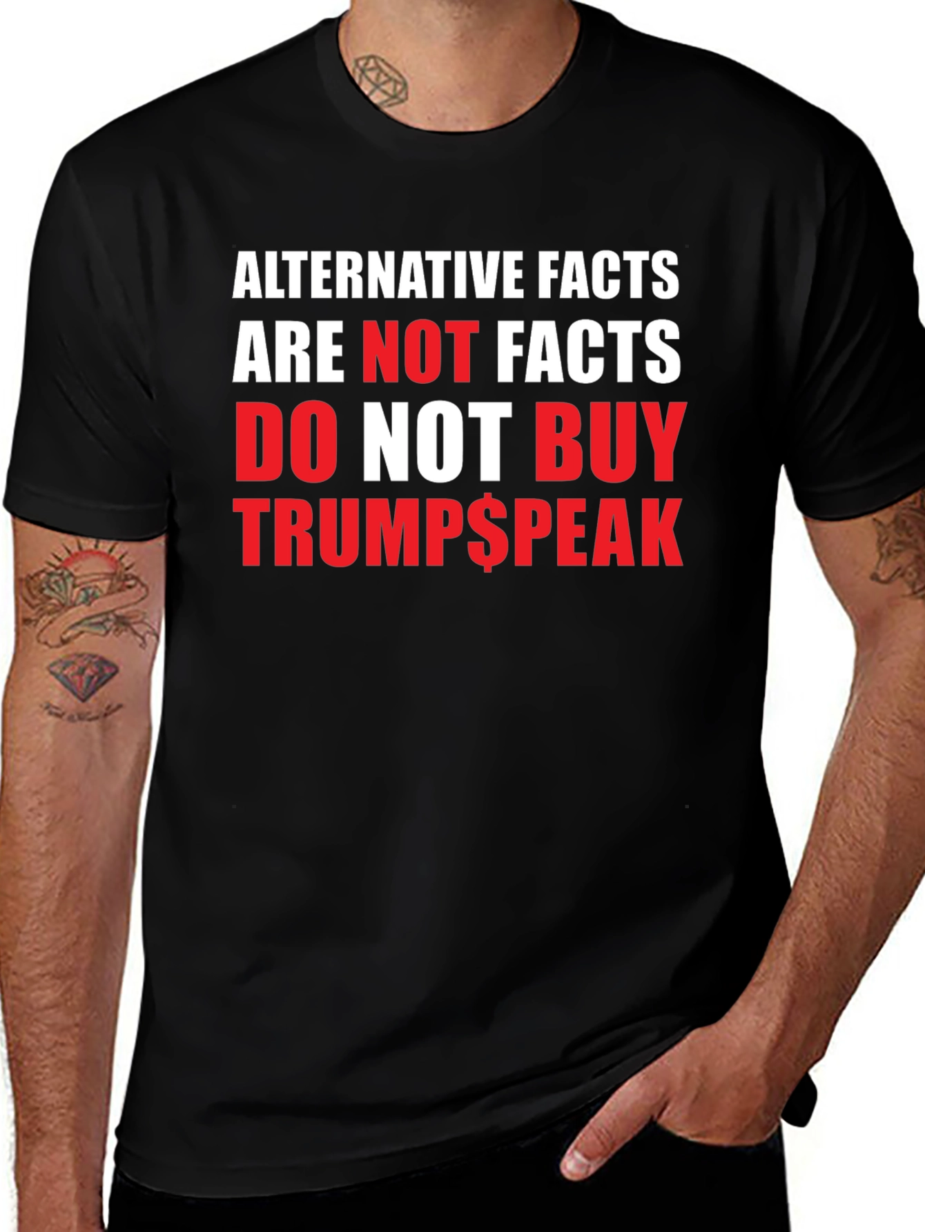 Variant 15 of Alternative Facts T-Shirt - Anti-Trump Statement Tee