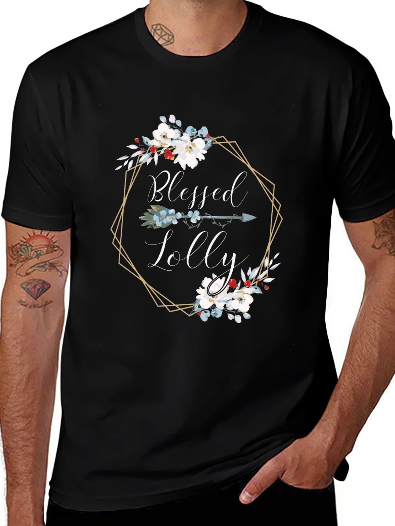 Variant 26 of Blessed Lolly Floral Graphic Tee