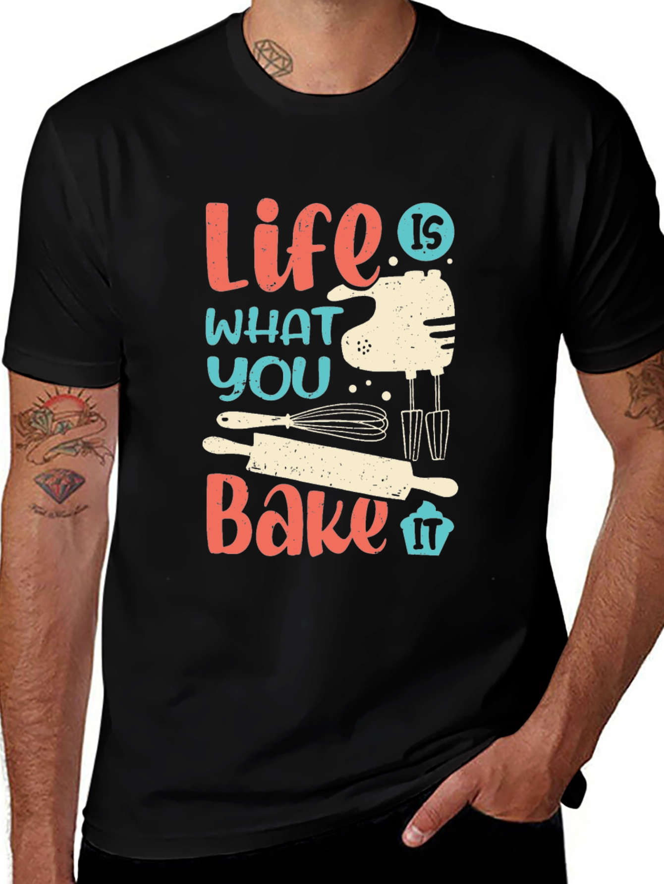 Variant 9 of Life is What You Bake It T-Shirt