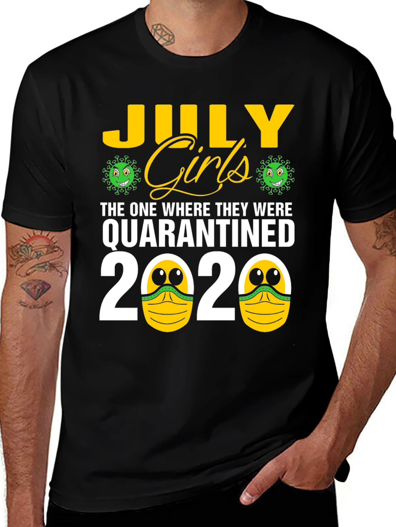 Variant 6 of July Girls Quarantined 2020 T-Shirt