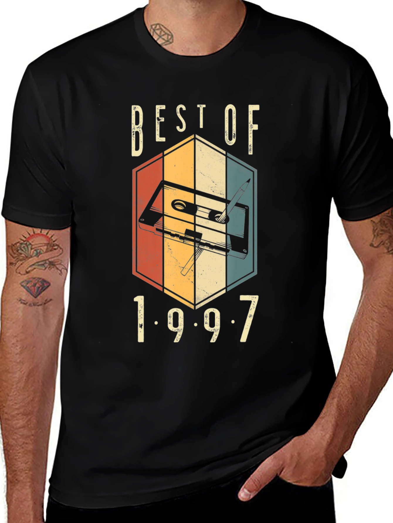 Variant 21 of Best of 1997 Cassette Tape Graphic Tee