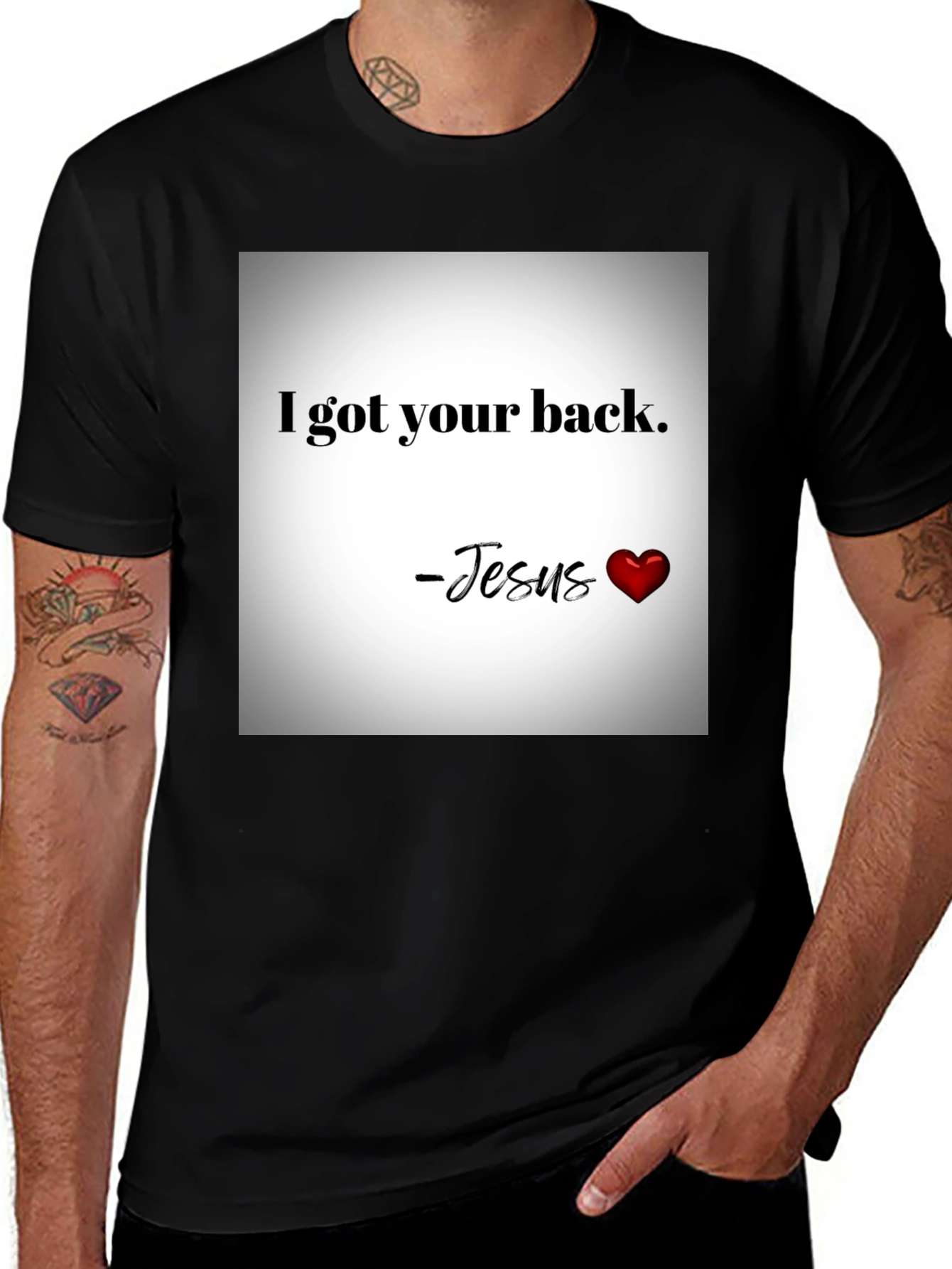 Variant 10 of I Got Your Back - Jesus Graphic T-Shirt