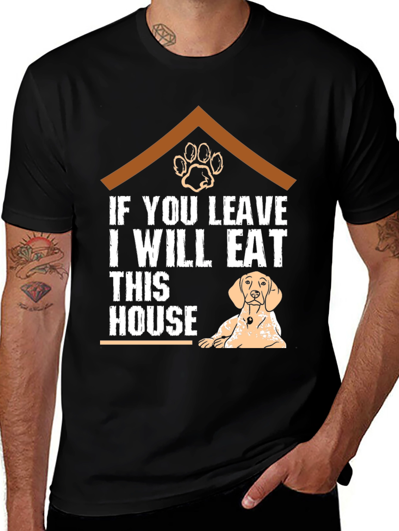Variant 20 of If You Leave I Will Eat This House T-Shirt