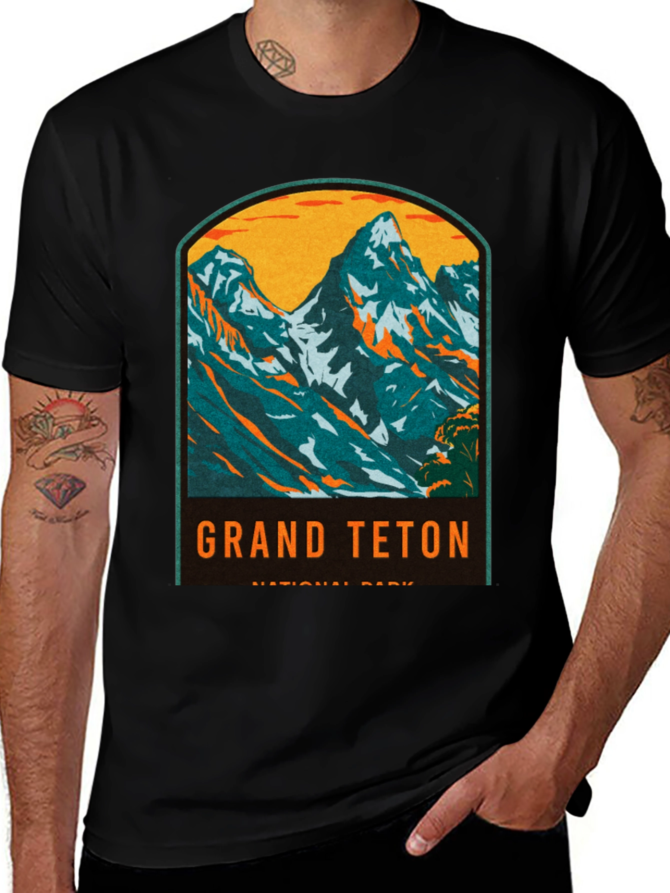 Variant 28 of Grand Teton National Park Graphic Tee
