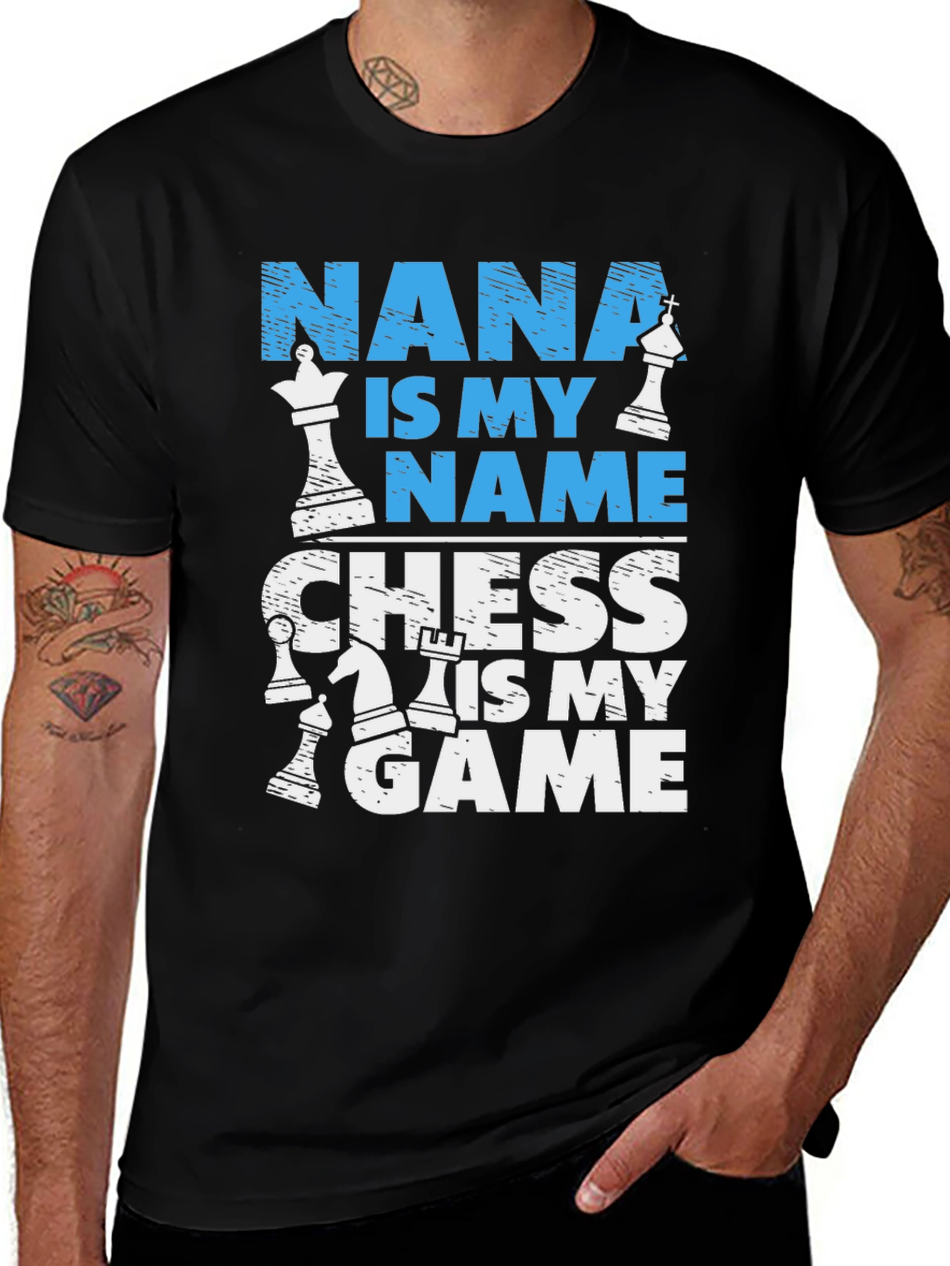 Nana Chess Lover T-Shirt - "Is My Name"