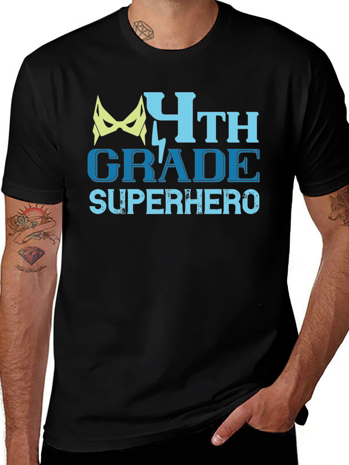 Variant 14 of 4th Grade Superhero T-Shirt