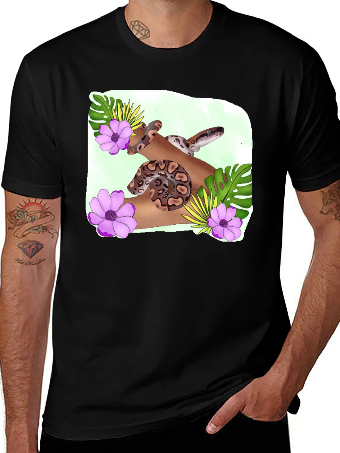 Botanical Snake T-Shirt