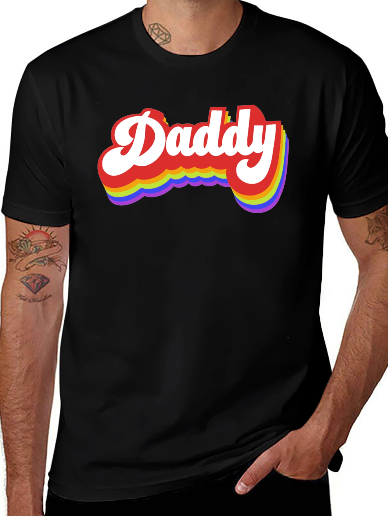 Rainbow Daddy T-Shirt - Pride Apparel