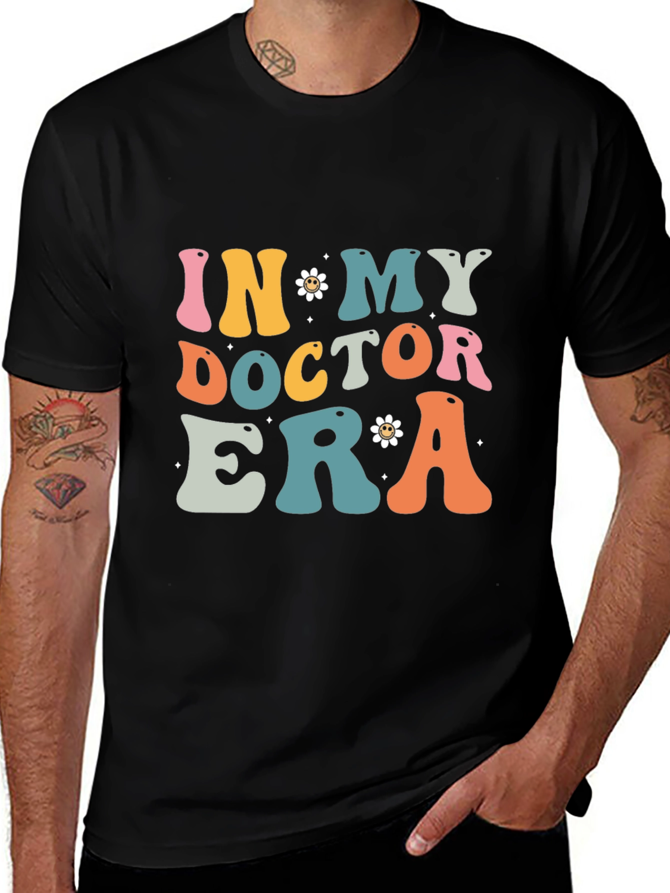 Variant 12 of In My Doctor Era Black T-Shirt