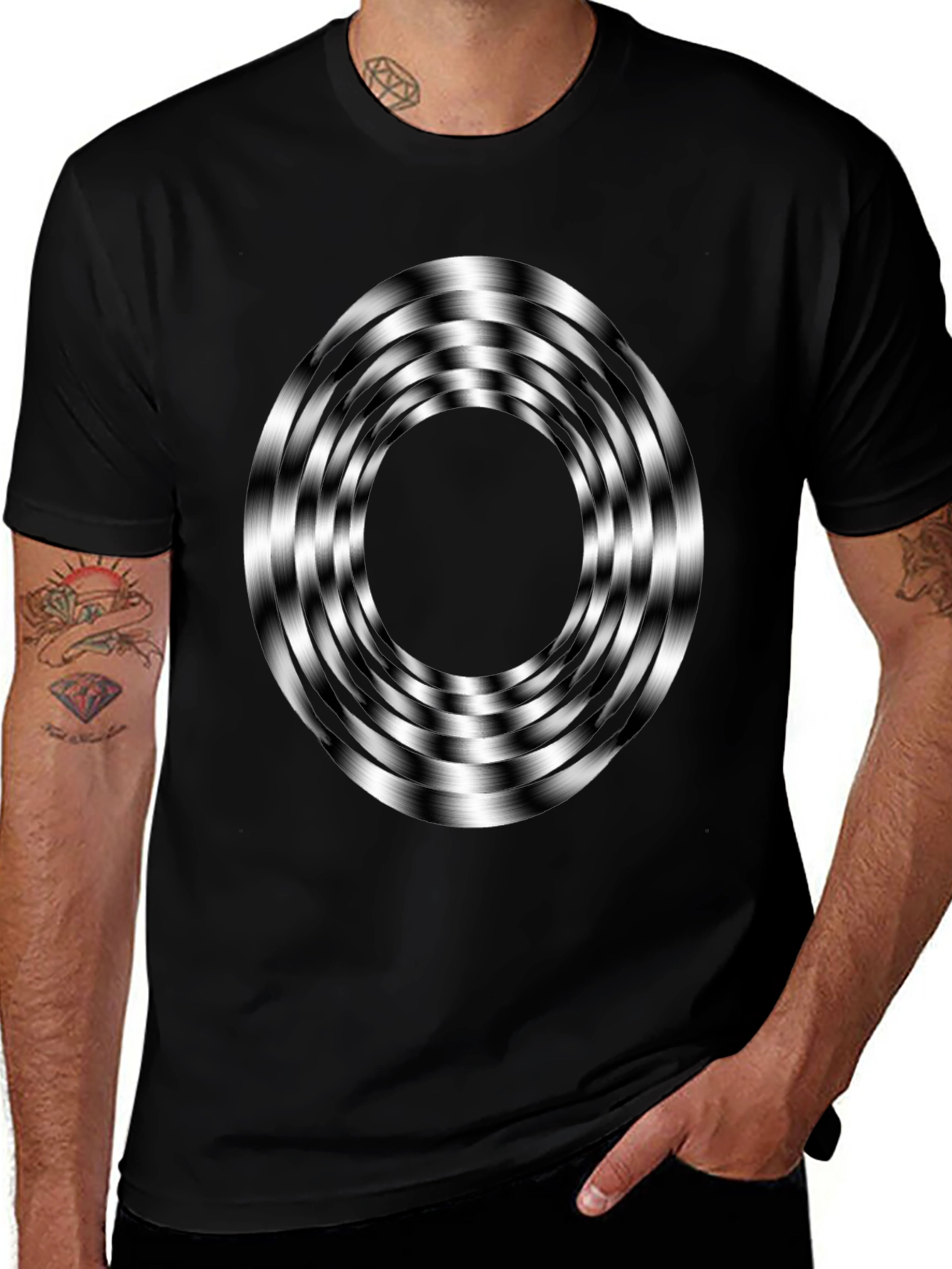 Variant 24 of Optical Illusion Graphic Tee