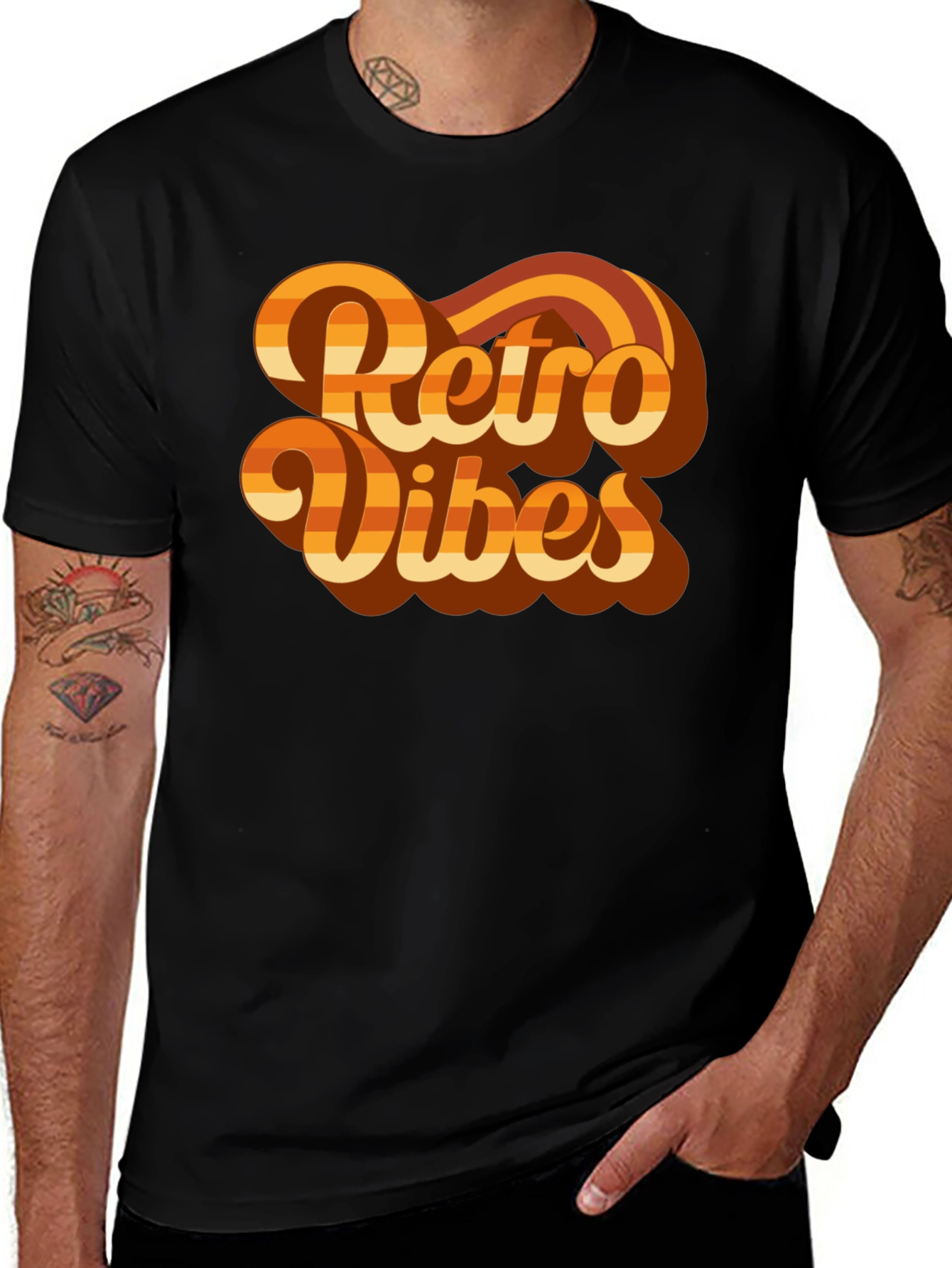 Variant 18 of Retro Vibes Graphic T-Shirt - Vintage Style