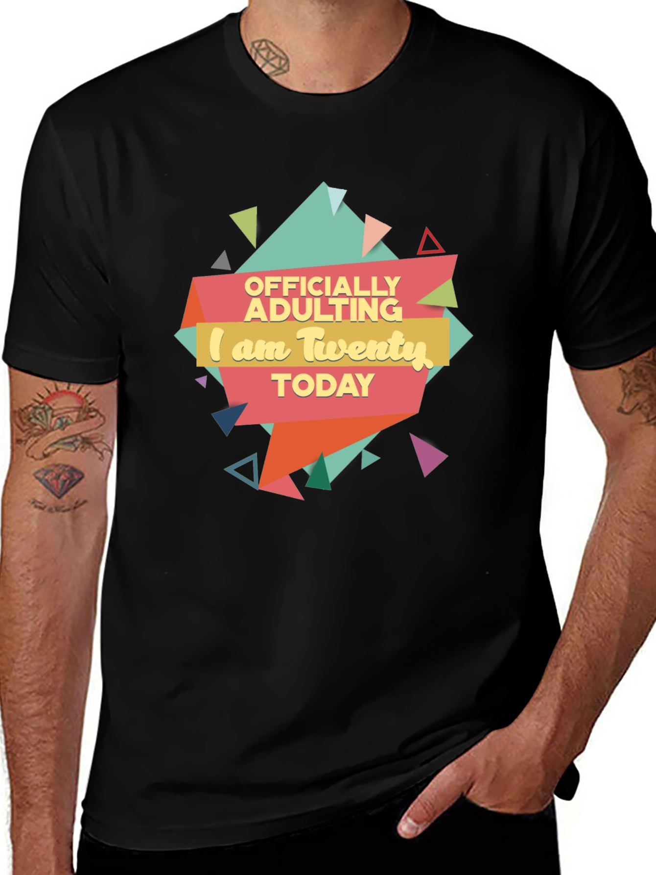 Variant 12 of Officially Adulting I am Twenty Today Graphic Tee