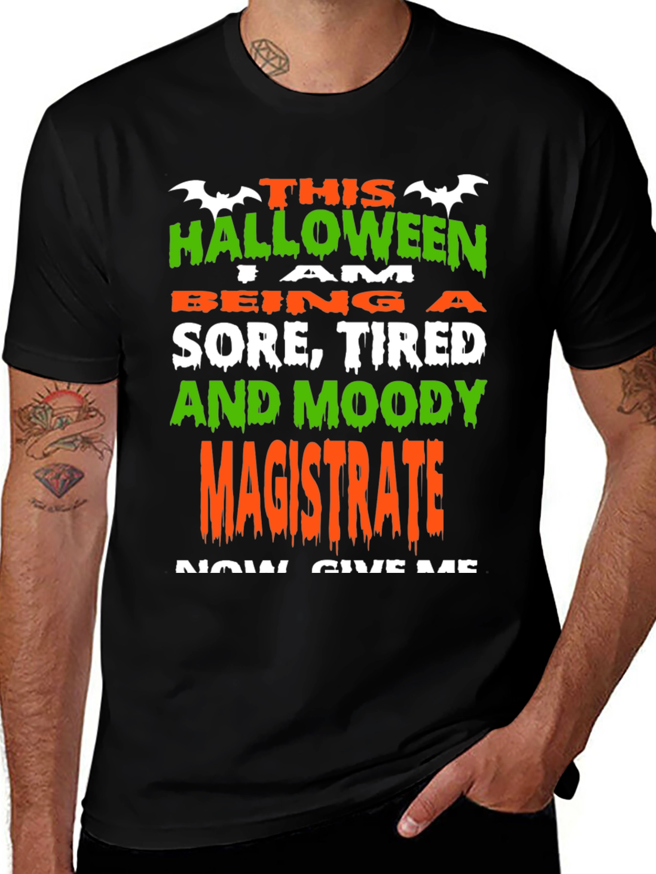 Variant 27 of Halloween Sore Tired Magistrate T-Shirt