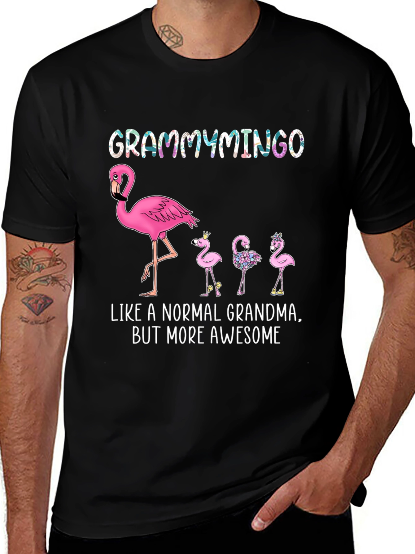 Variant 3 of Grammymingo Flamingo Grandma T-Shirt