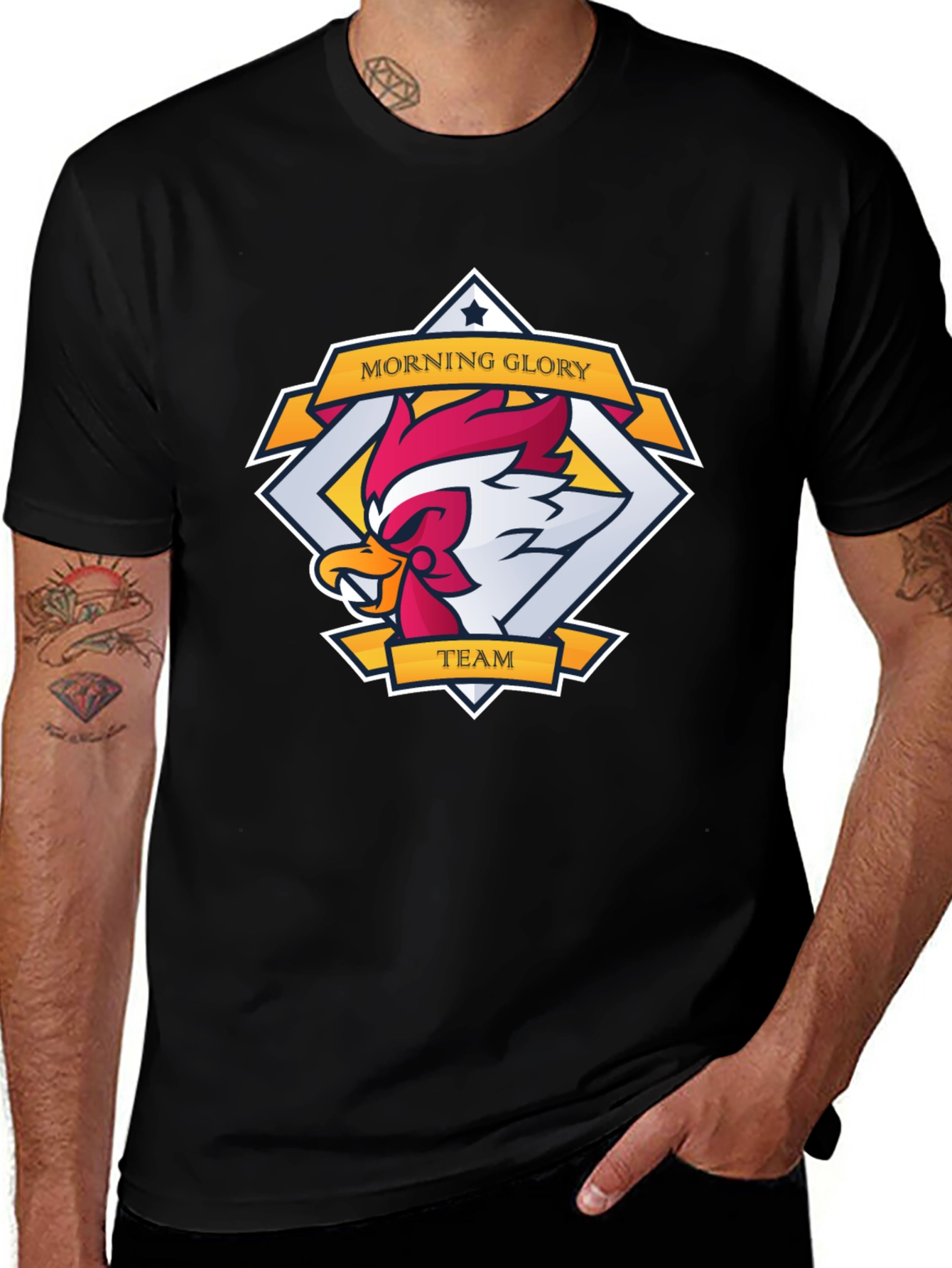 Morning Glory Team Rooster Graphic Tee