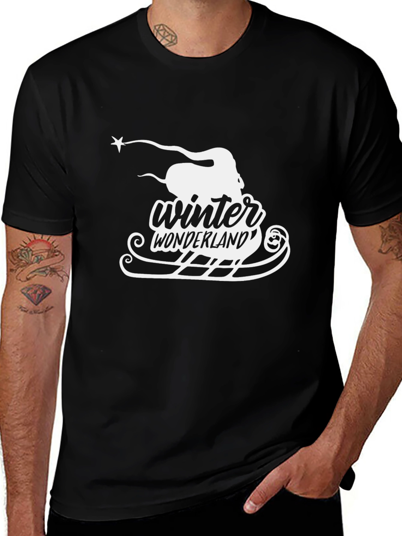 Variant 25 of Winter Wonderland Graphic Tee - Festive Holiday Shirt