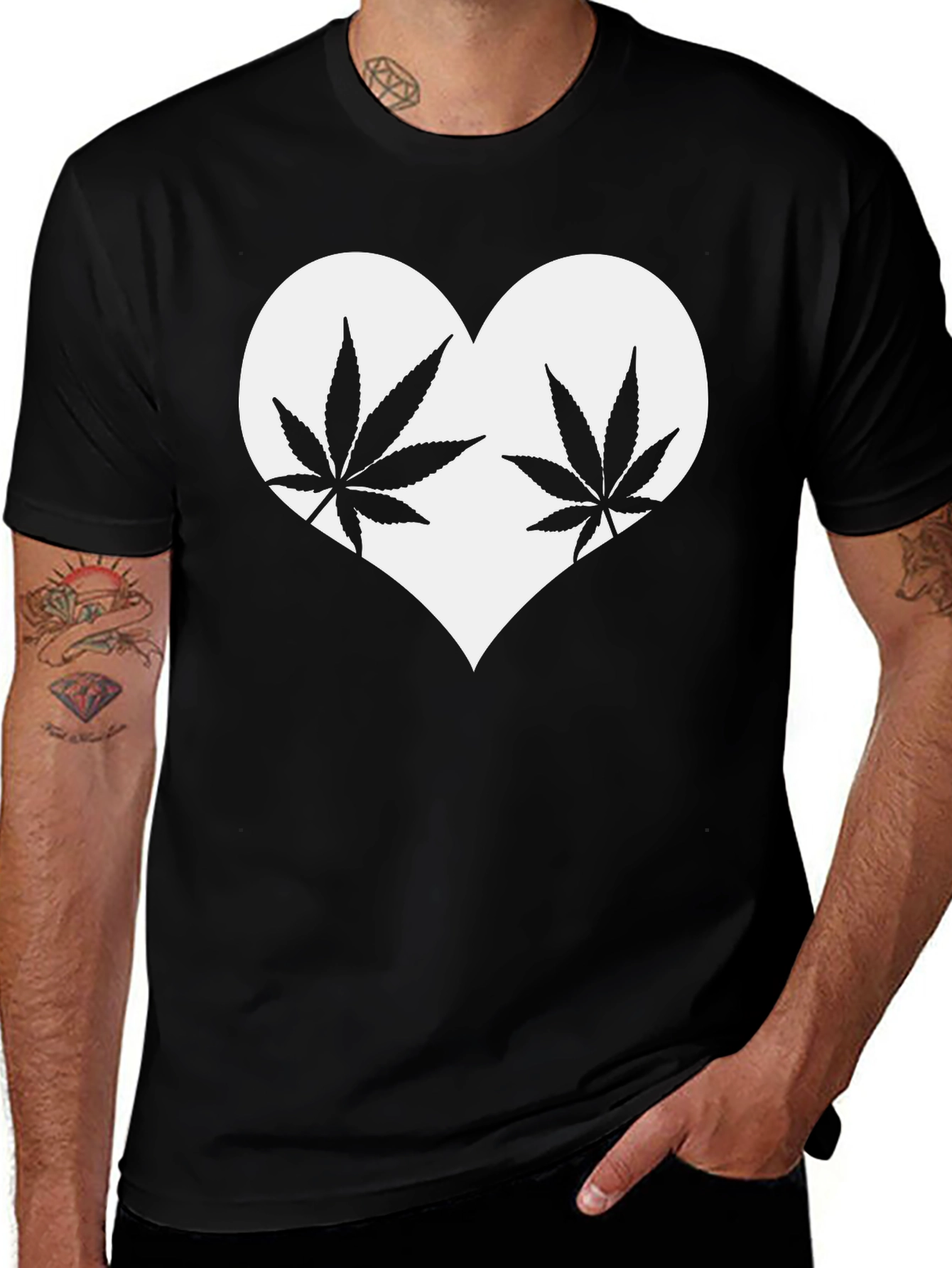 Variant 20 of Love Cannabis T-Shirt - Stylish Graphic Tee