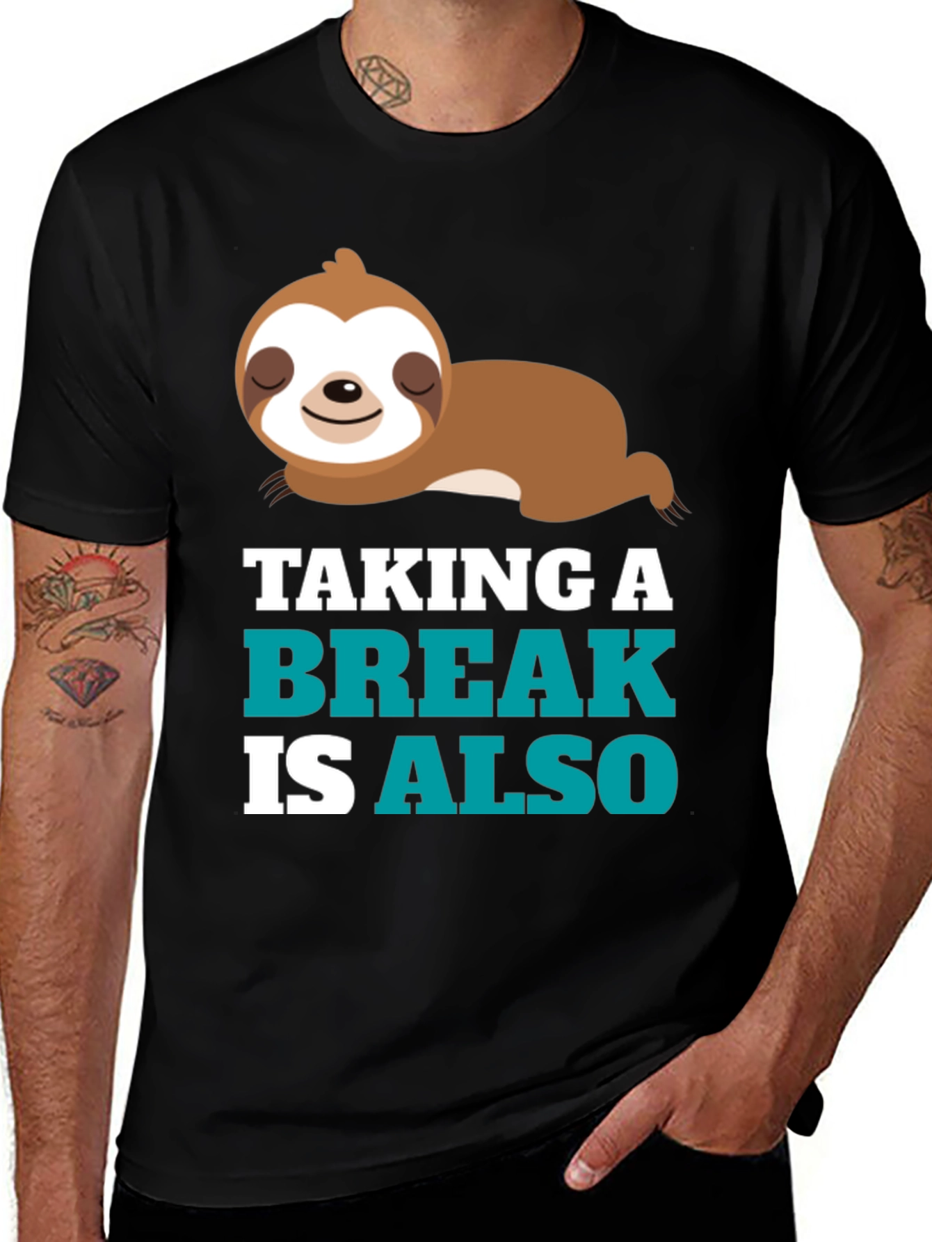 Variant 24 of Taking A Break Sloth T-Shirt