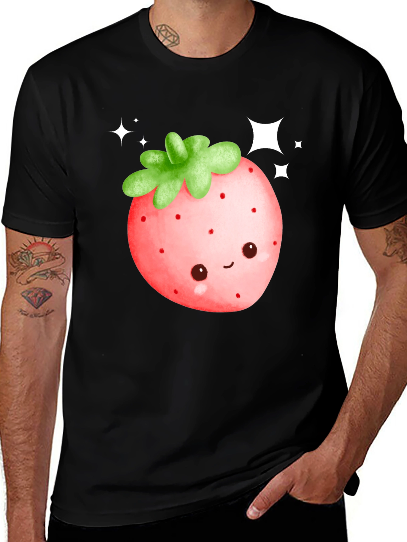 Variant 26 of Kawaii Strawberry Graphic Tee